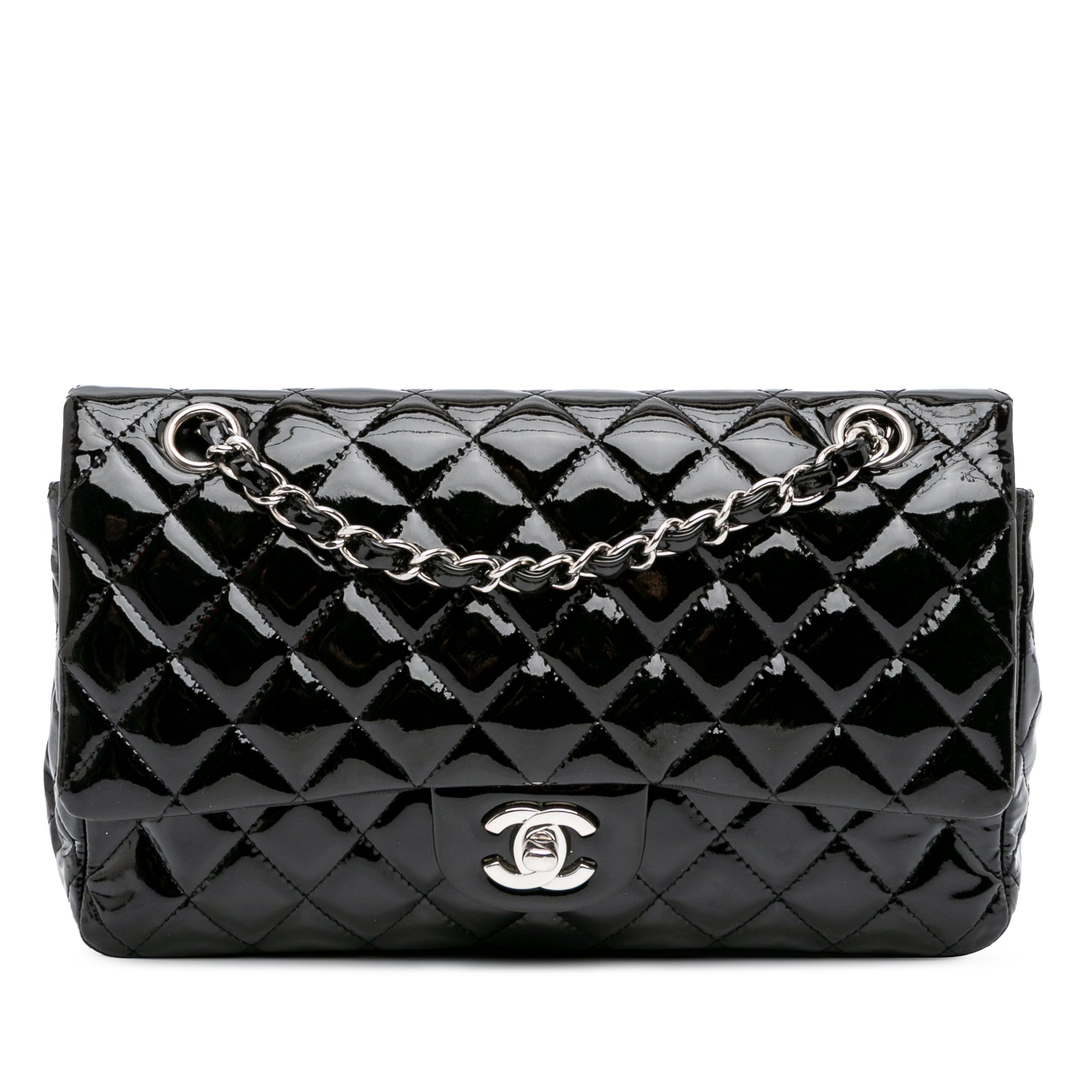 Chanel Medium Classic Patent Double Flap - image 1