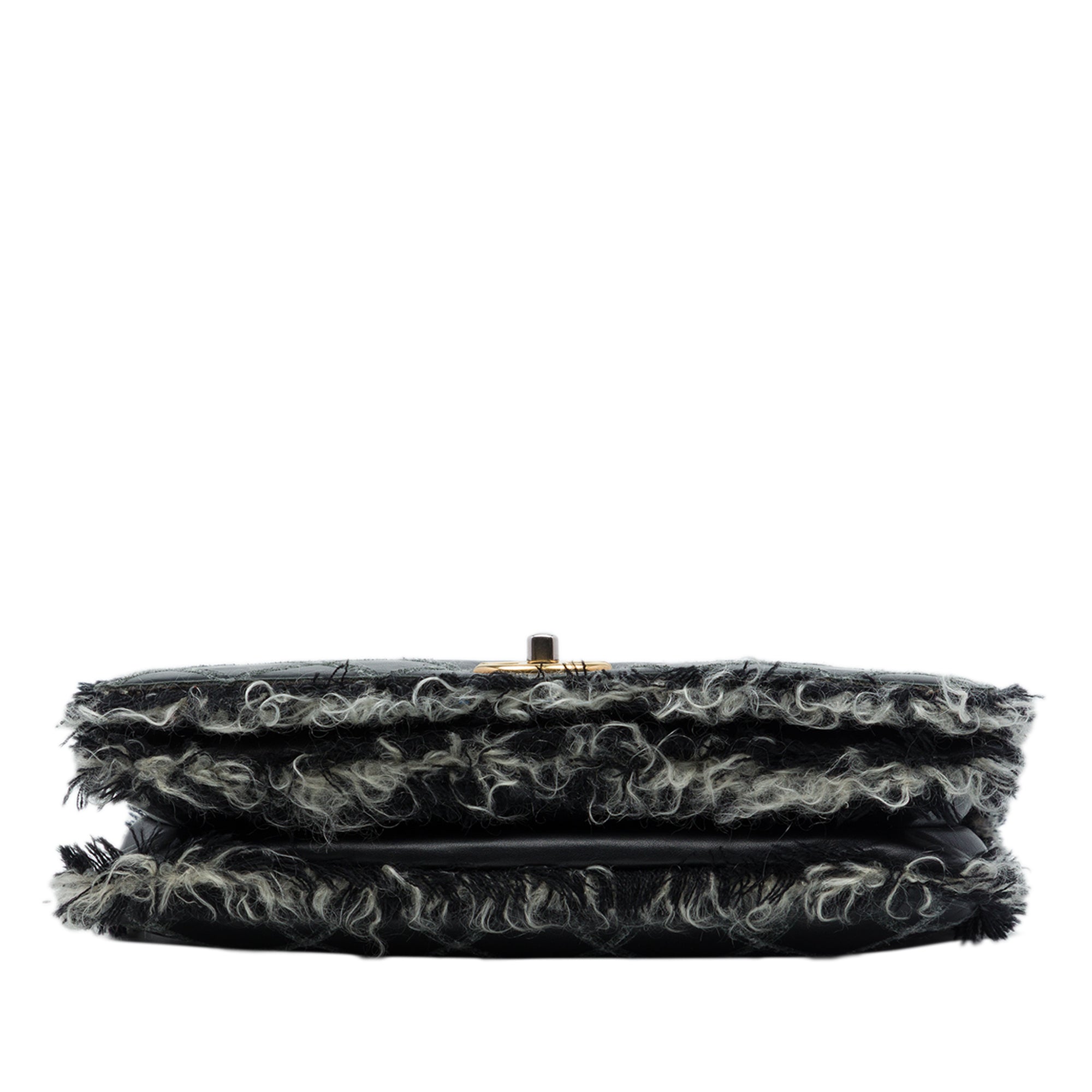 Chanel CC Quilted Lambskin Tweedy Flap - image 3