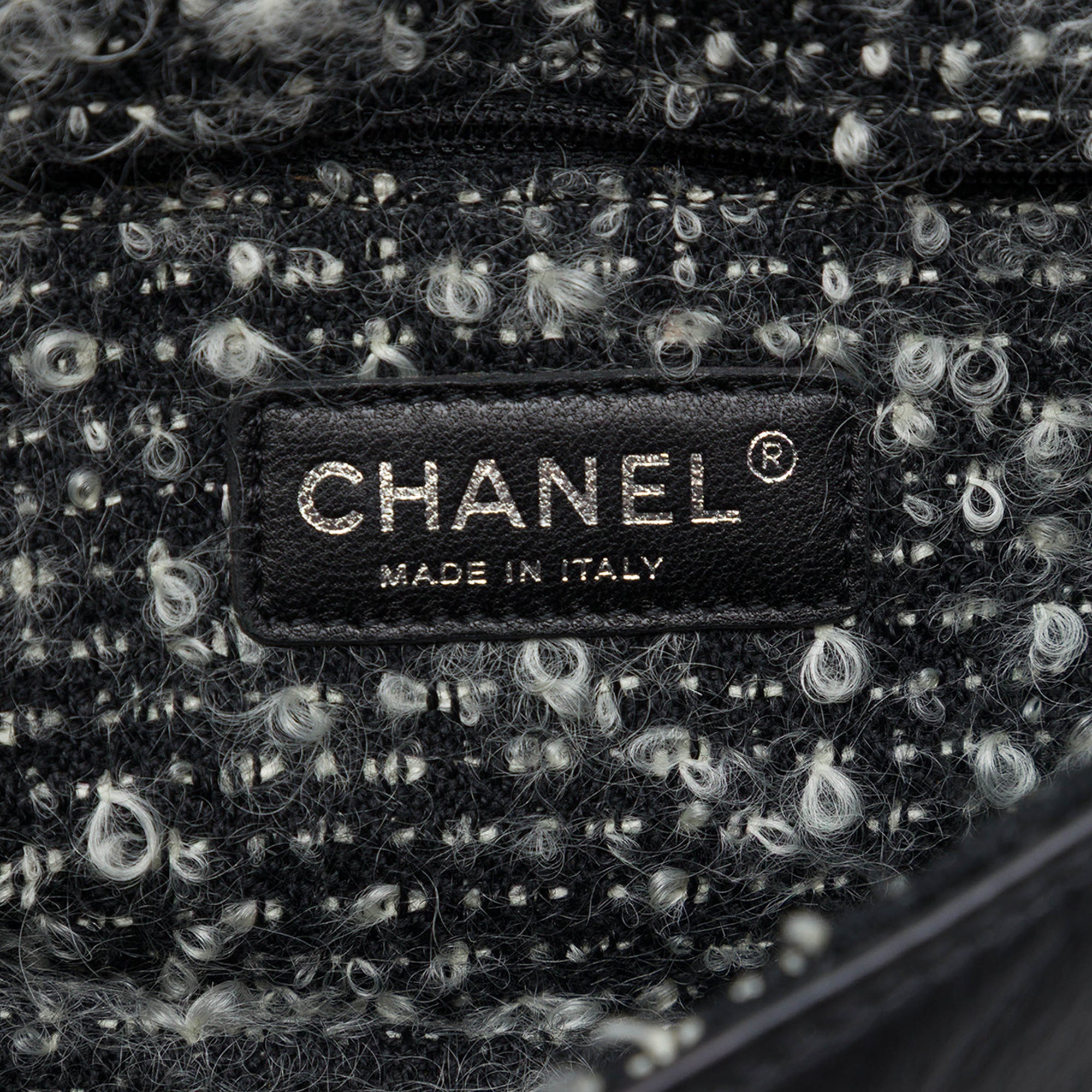 Chanel CC Quilted Lambskin Tweedy Flap - image 5