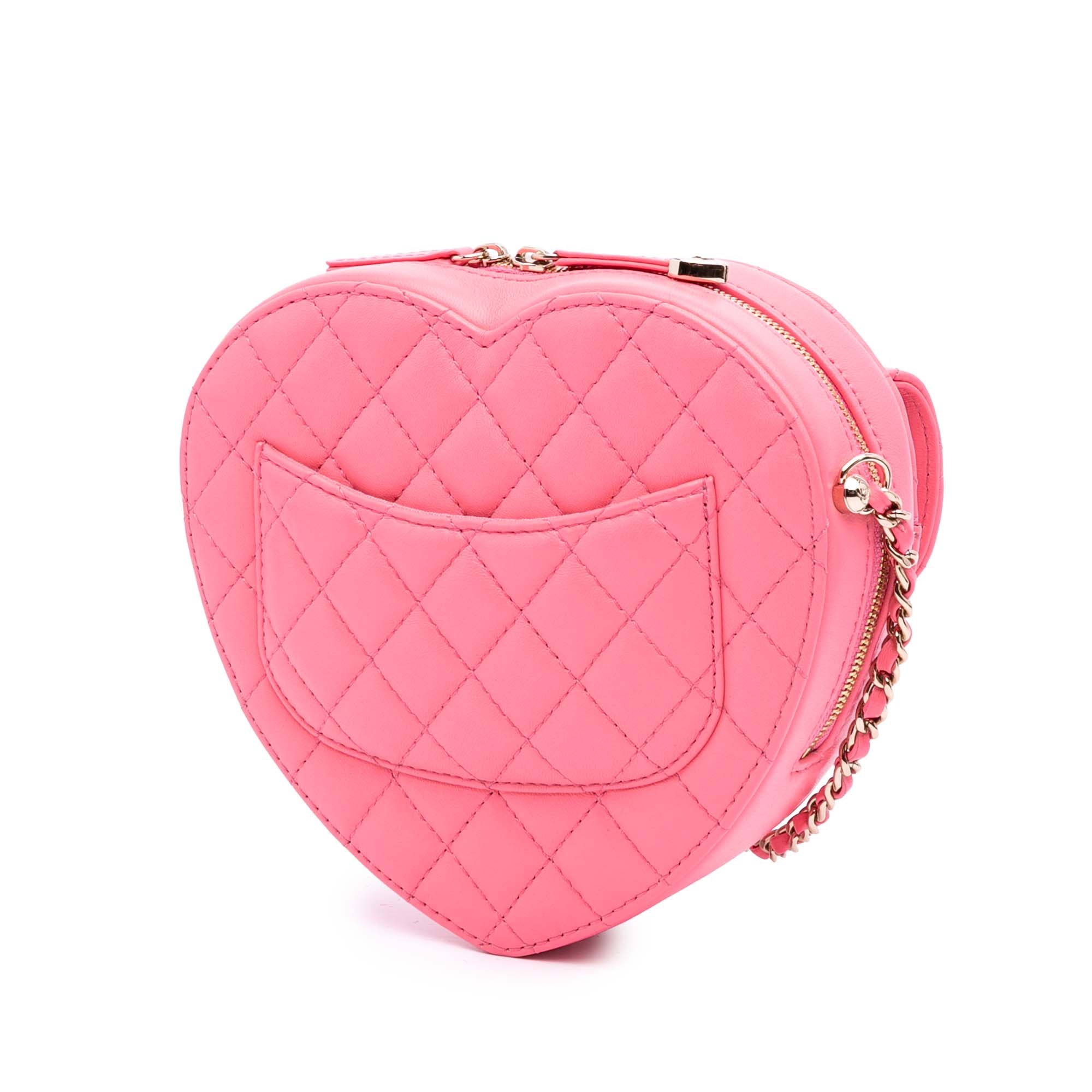 Chanel Lambskin CC in Love Heart Crossbody - image 2