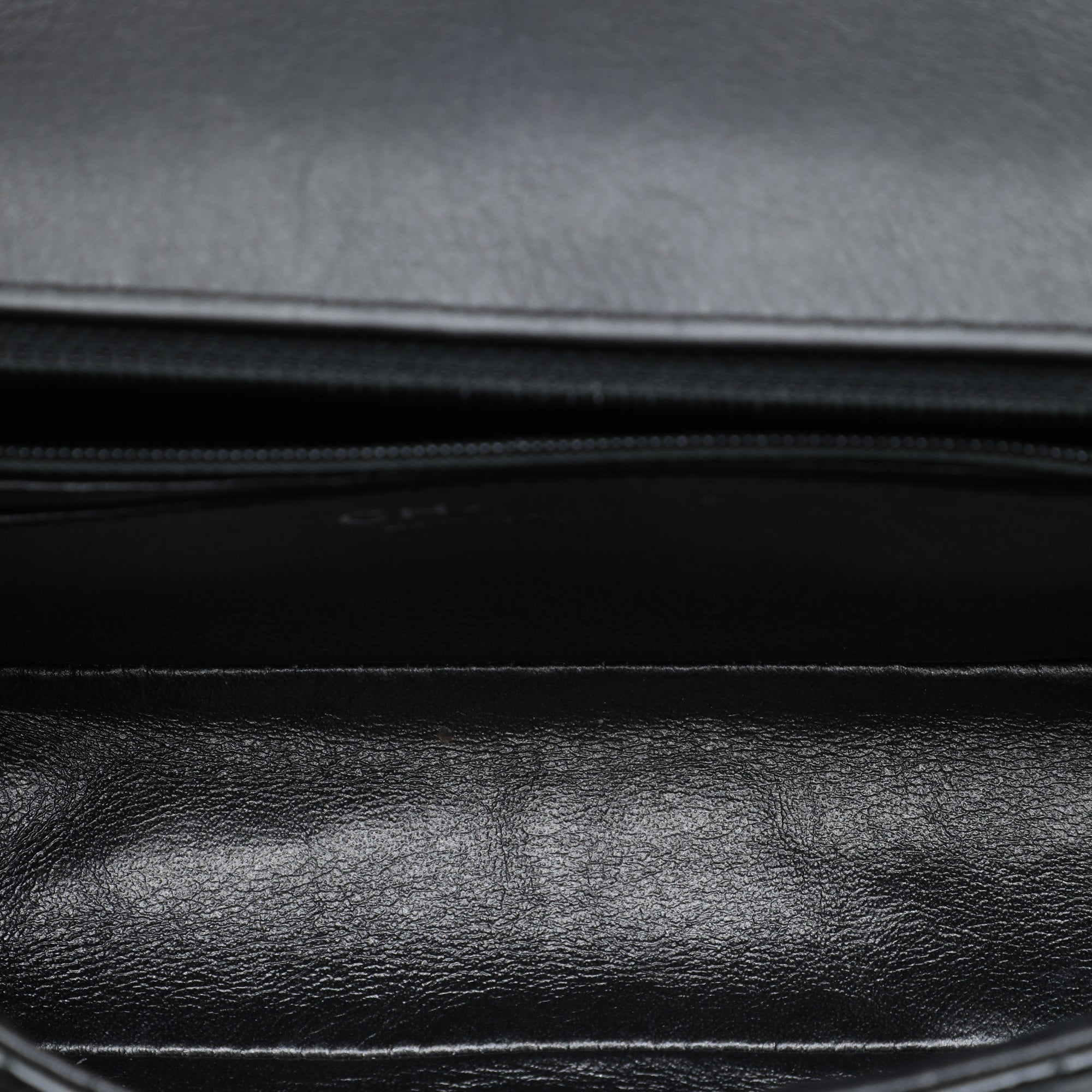 Chanel Mini Rectangular Classic Chevron Crumpled Patent So Black Single Flap - image 4