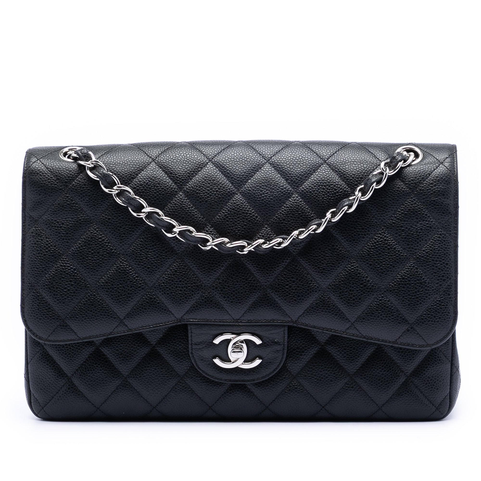 Chanel Jumbo Classic Caviar Double Flap - image 1