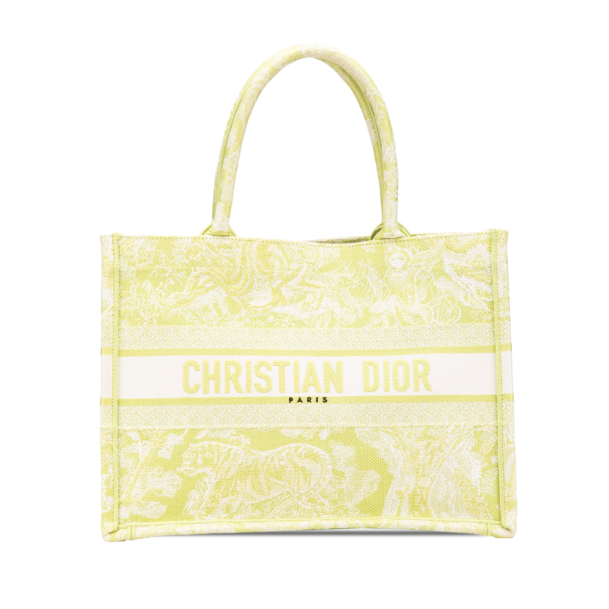 Dior Medium Canvas Embroidered Dioriviera Toile De Jouy Book Tote - image 1
