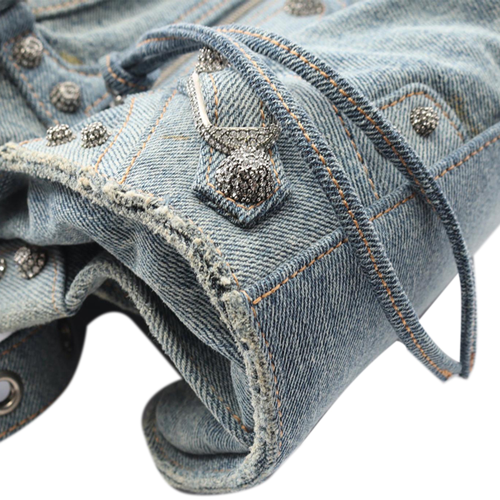Balenciaga Denim Motocross Neo Cagole XS - image 6