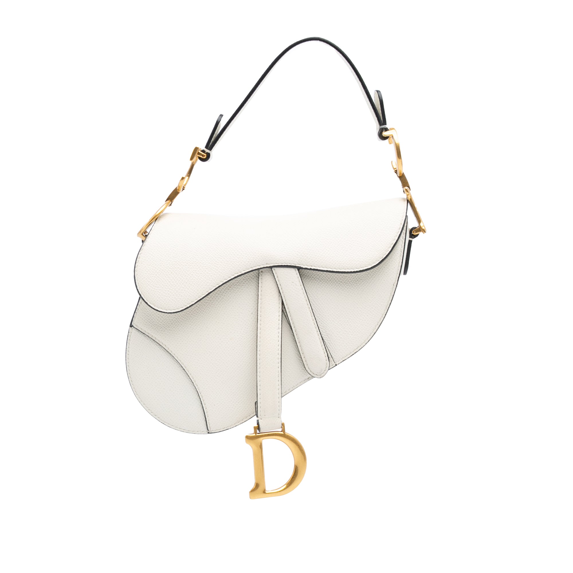 Dior Mini Grained Calfskin Saddle Bag - image 1
