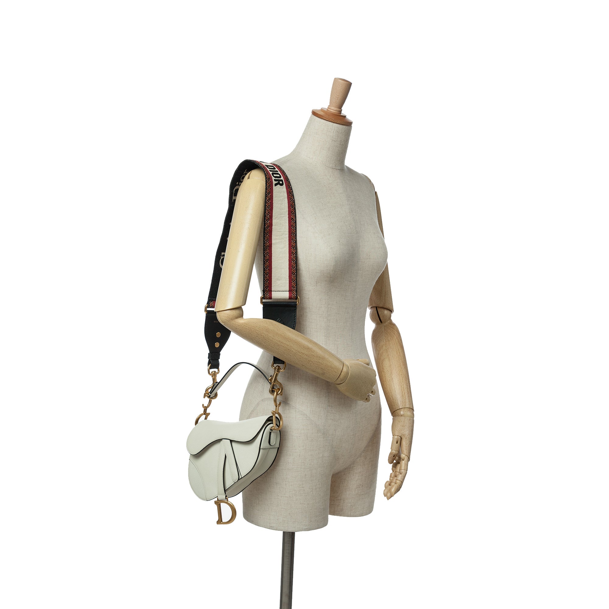 Dior Mini Grained Calfskin Saddle Bag - image 10