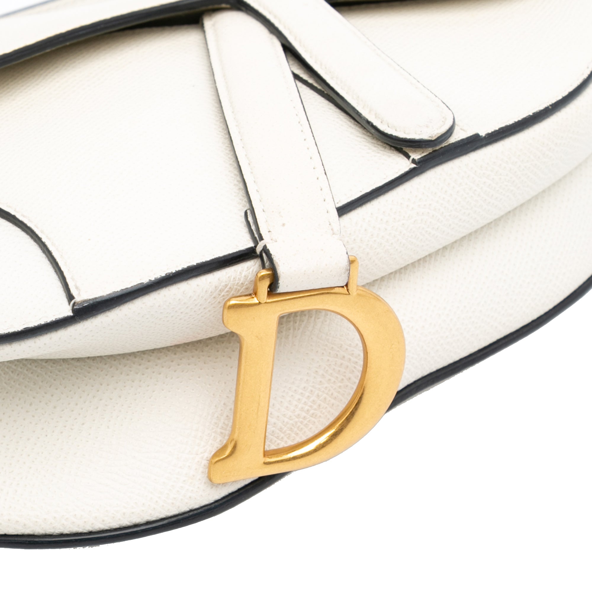 Dior Mini Grained Calfskin Saddle Bag - image 8