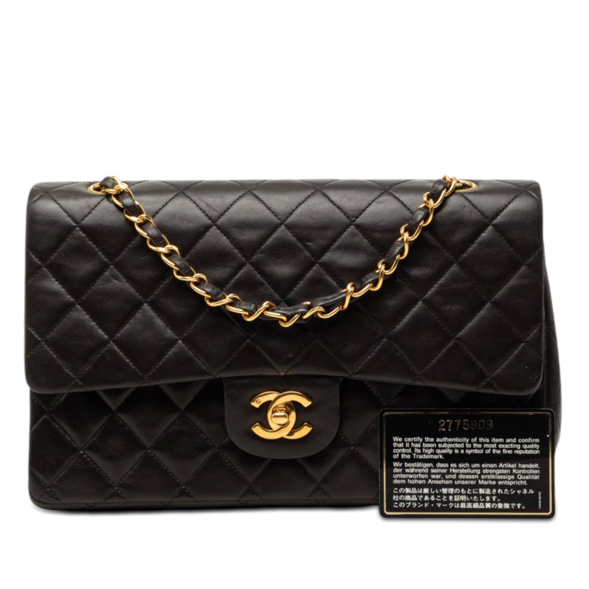 Chanel Medium Classic Lambskin Double Flap - image 7