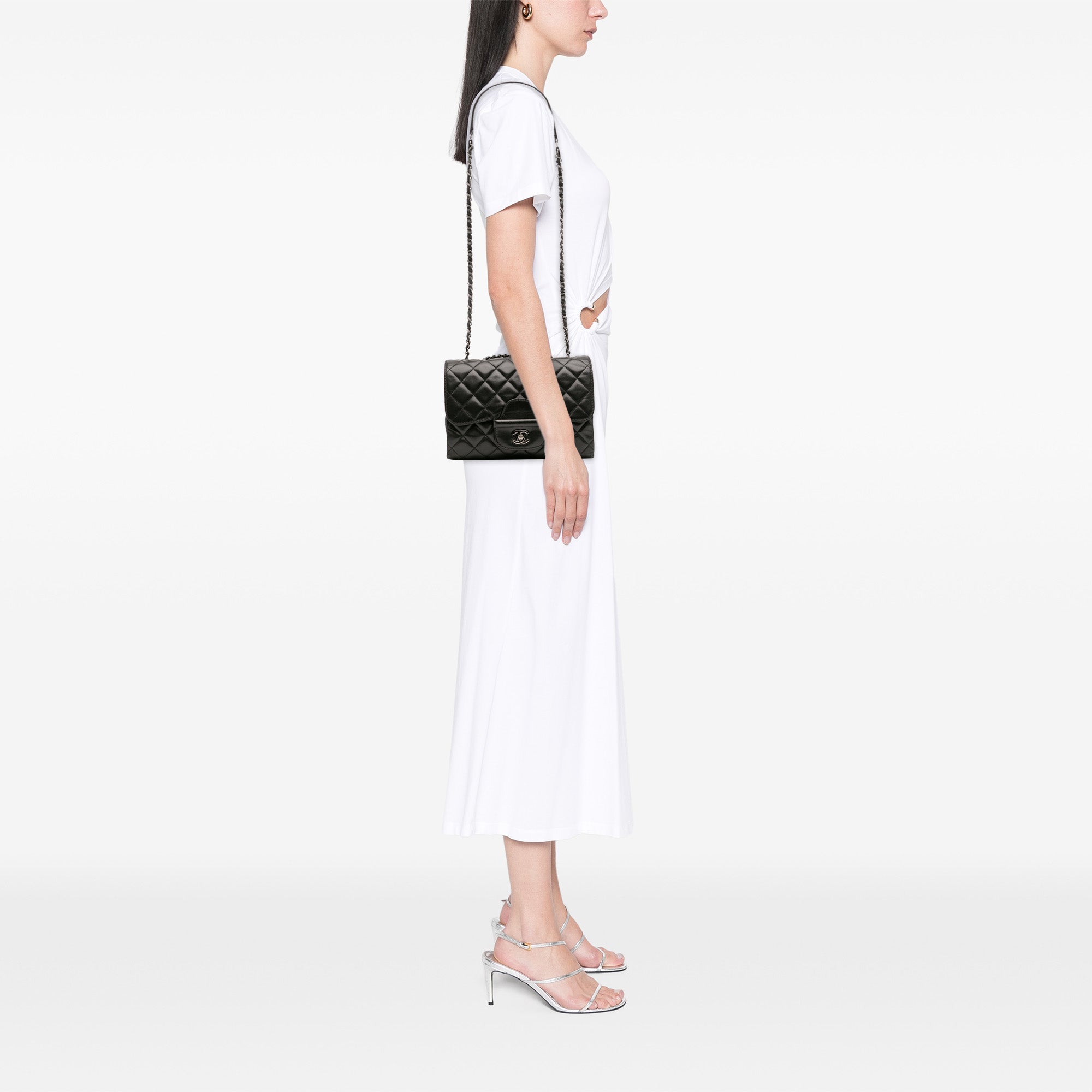 Chanel Small Quilted Lambskin Coco Loop Flap - image 15