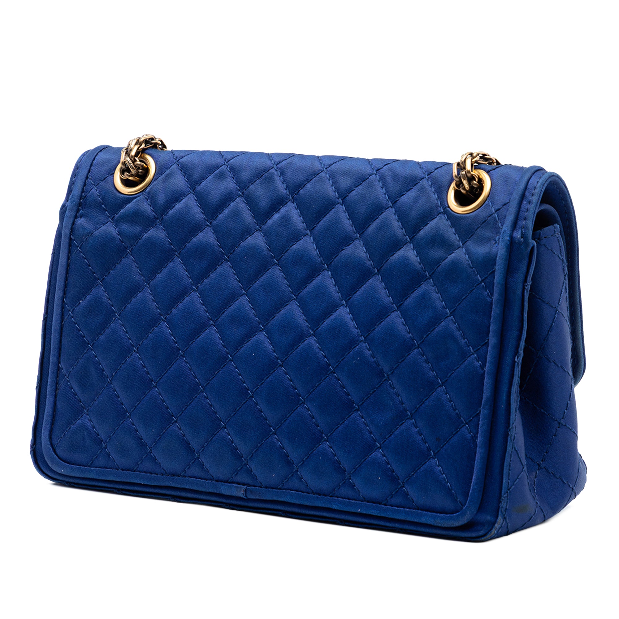 Chanel Quilted Satin Reissue 2.55 Double Flap 225 - image 2