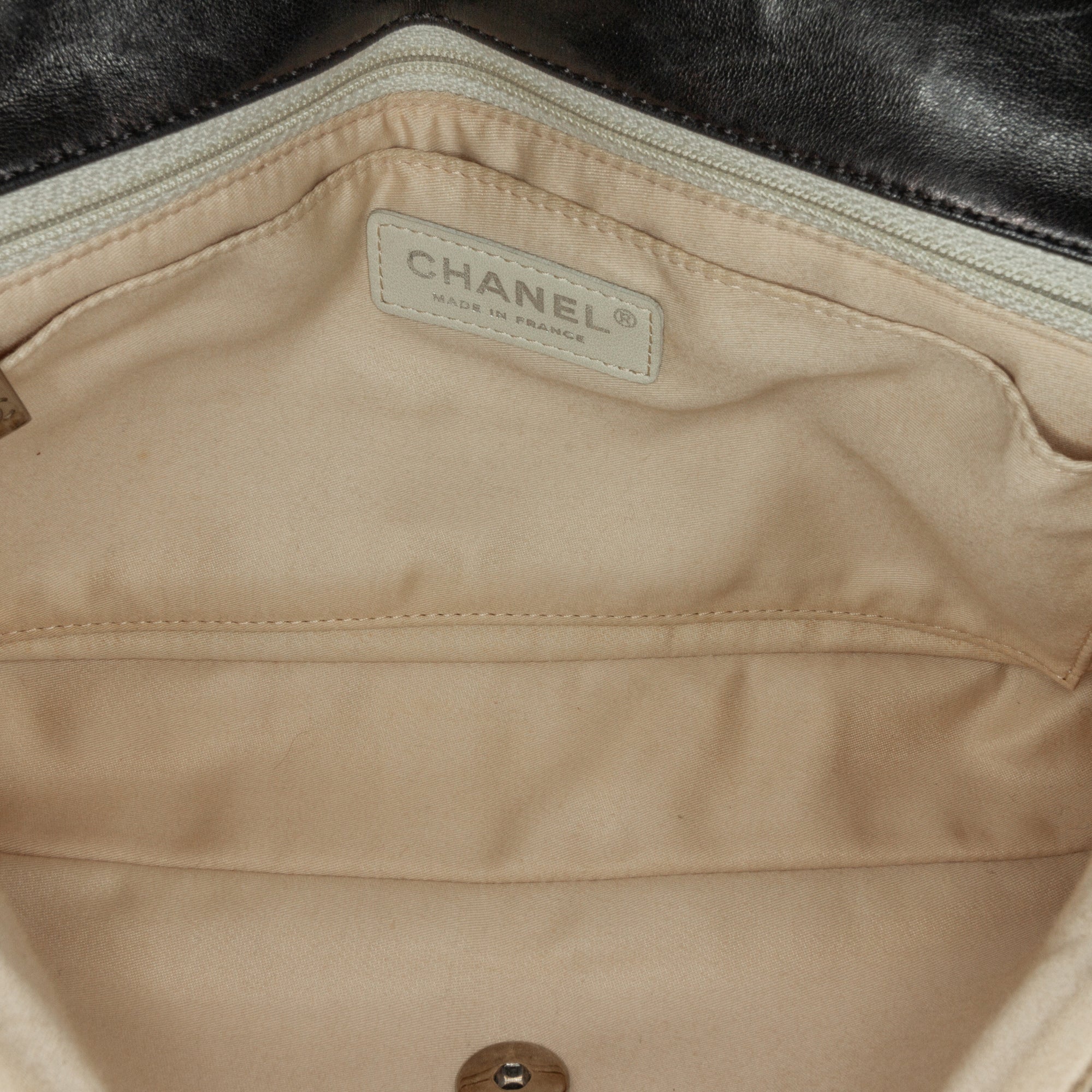 Chanel Medium Classic Lambskin and Silk Ribbon Single Flap - image 5
