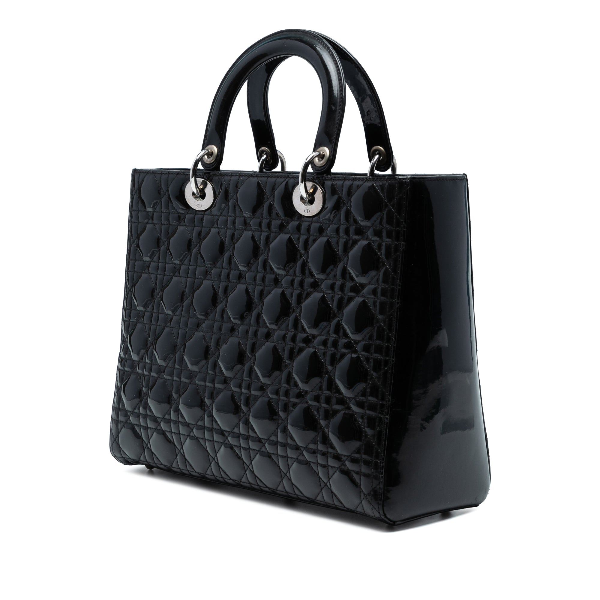 Dior Large Patent Cannage Lady Dior - image 2
