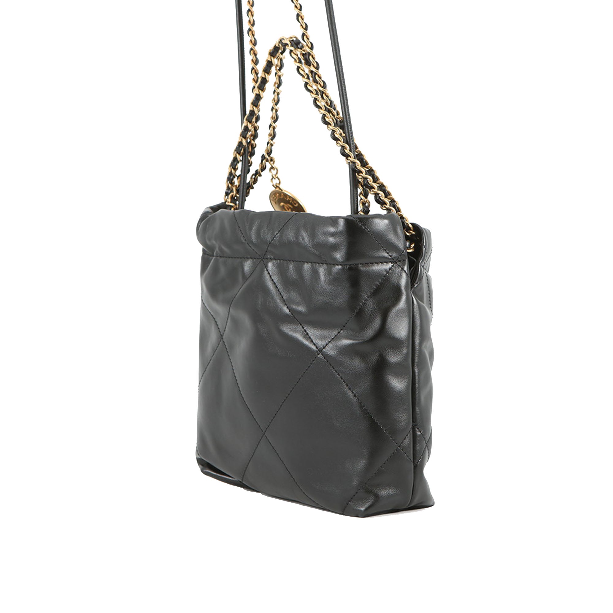 Chanel Mini Shiny Calfskin 22 Handbag - image 2
