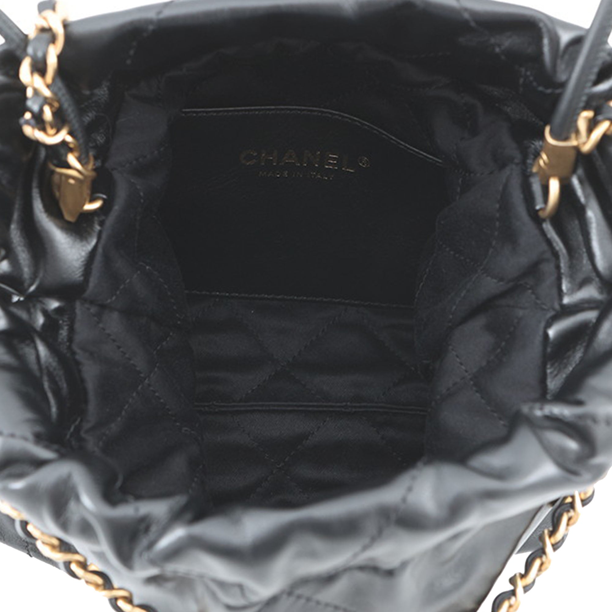 Chanel Mini Shiny Calfskin 22 Handbag - image 4