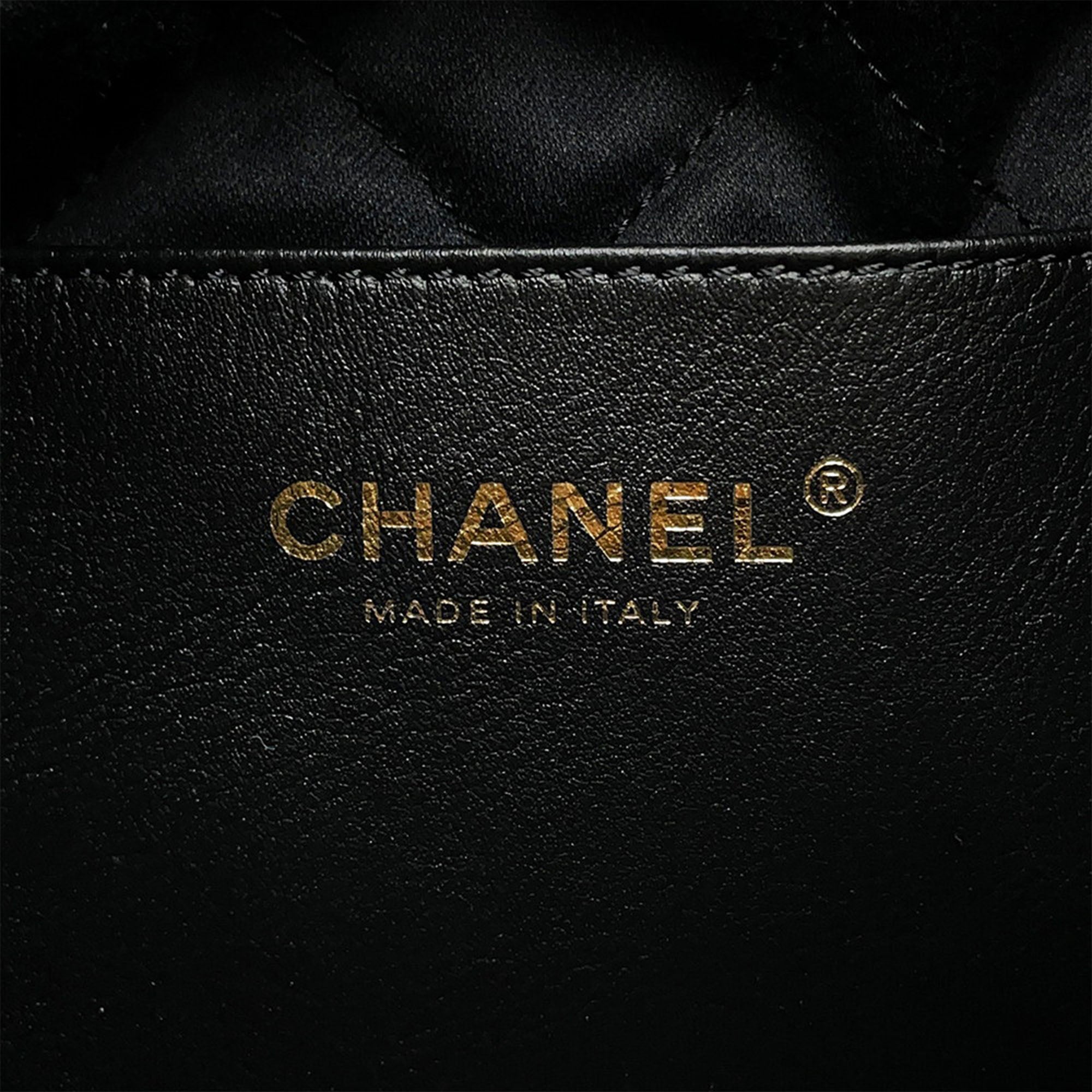 Chanel Mini Shiny Calfskin 22 Handbag - image 5