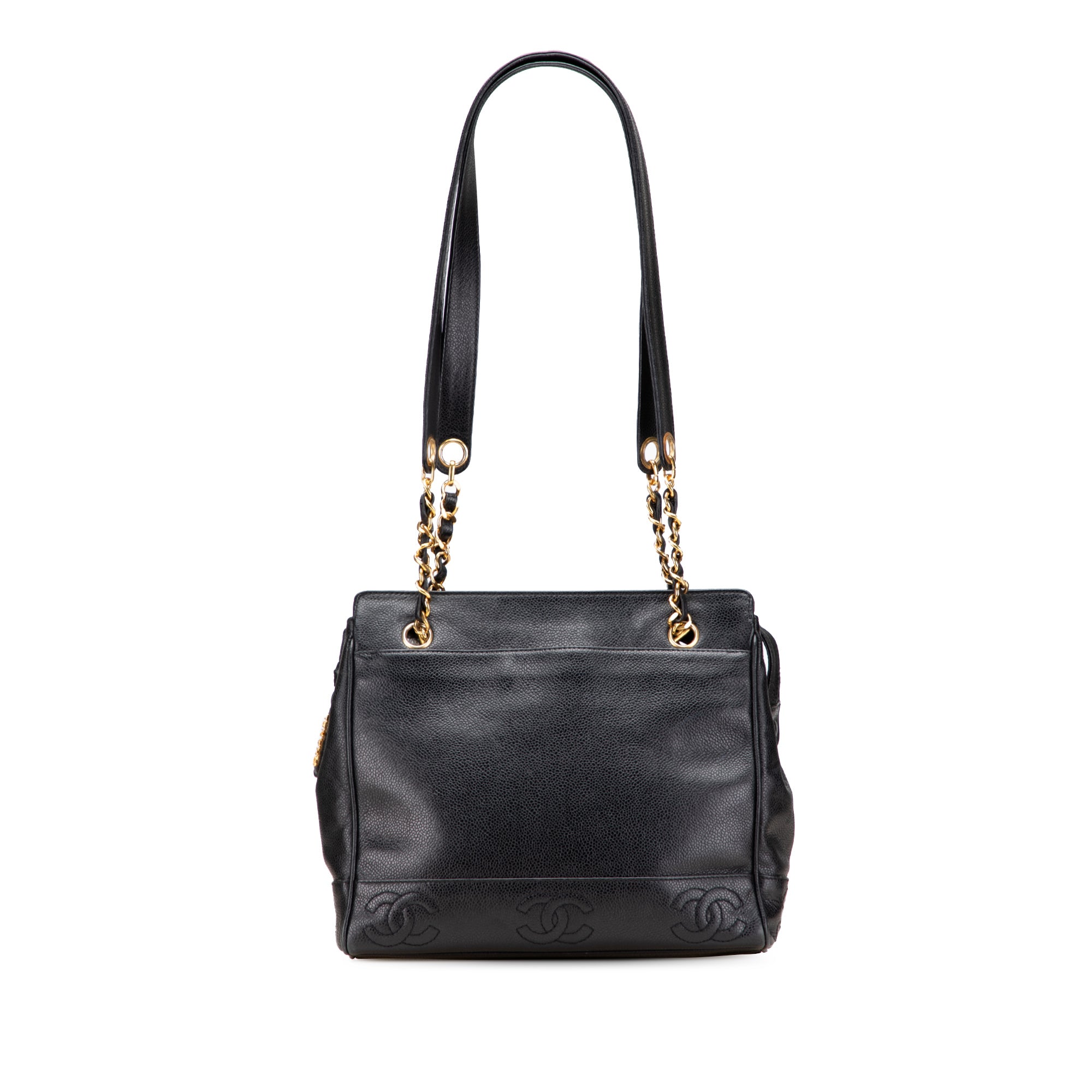 Chanel Triple CC Caviar Shoulder Bag - image 1