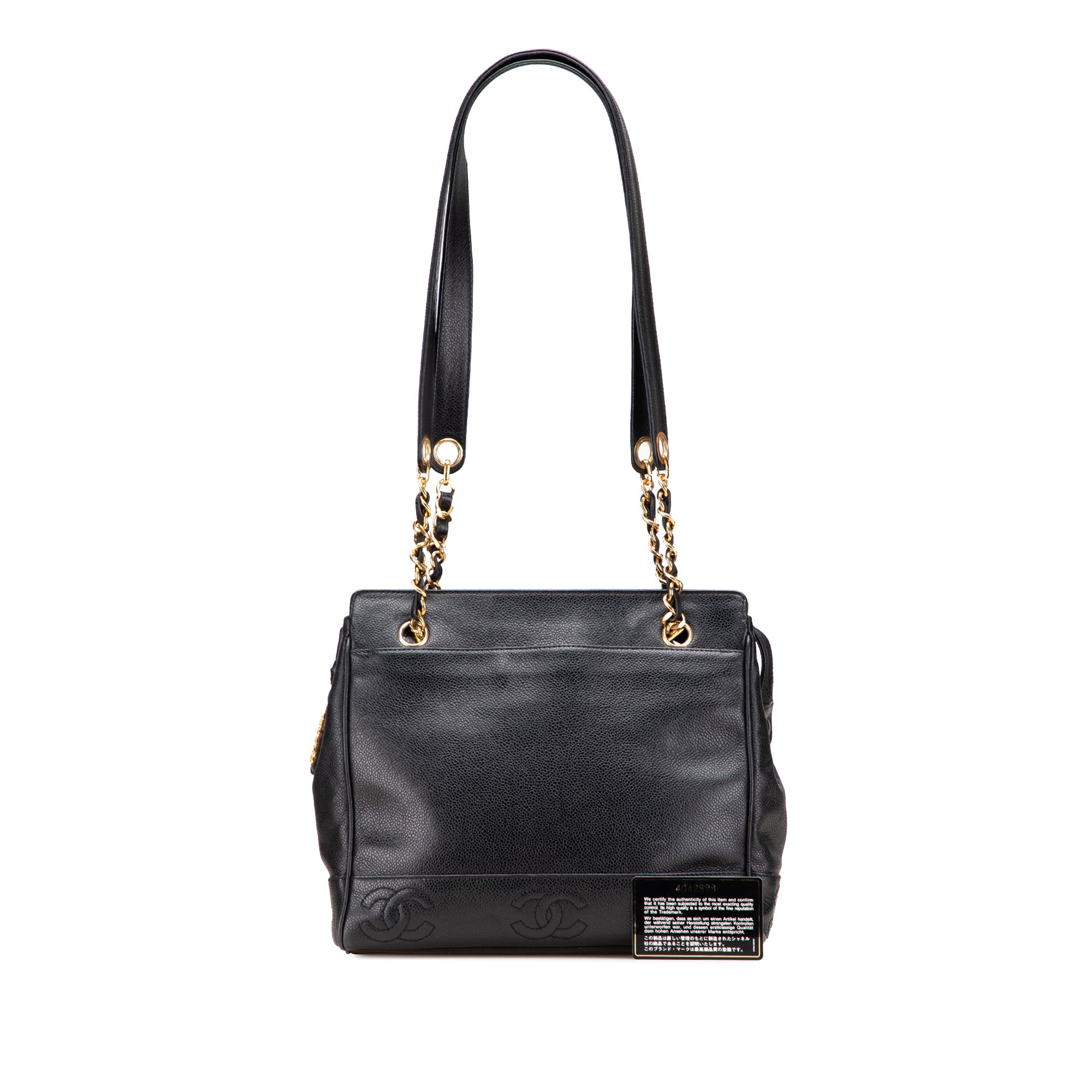 Chanel Triple CC Caviar Shoulder Bag - image 11