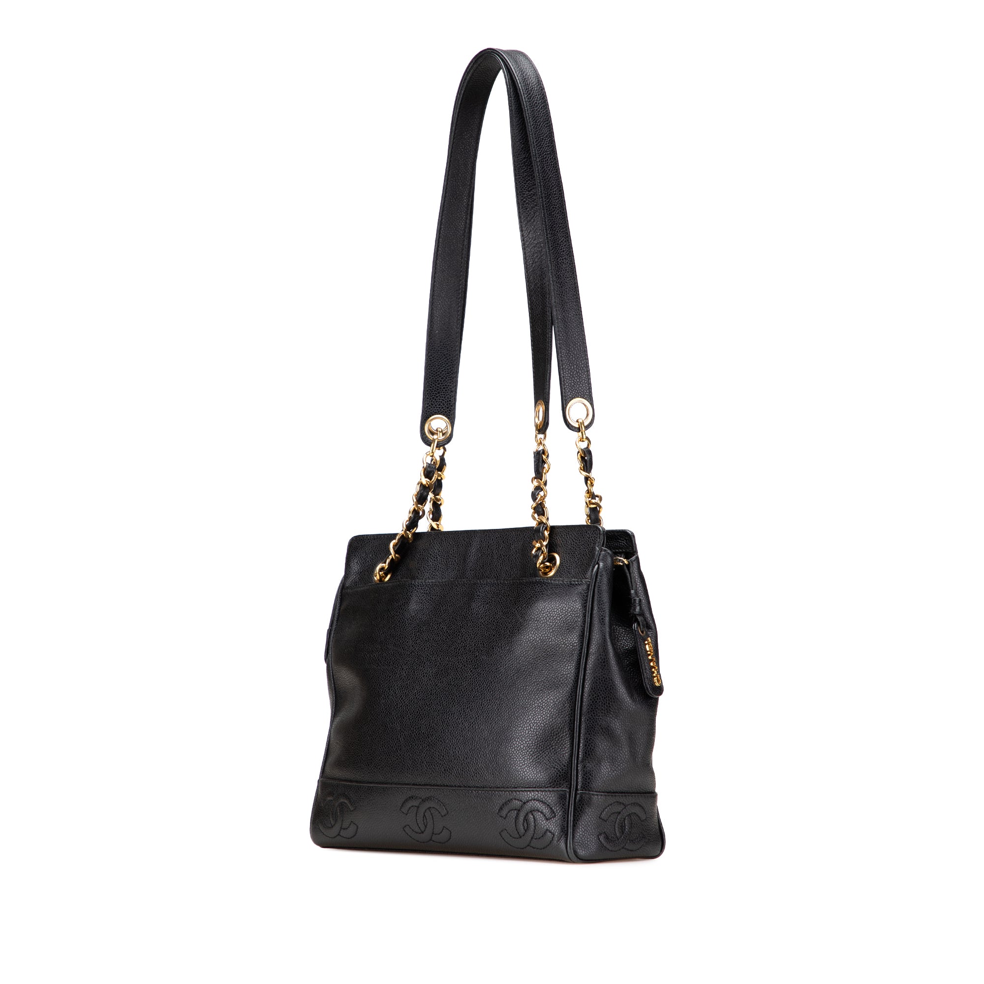 Chanel Triple CC Caviar Shoulder Bag - image 2