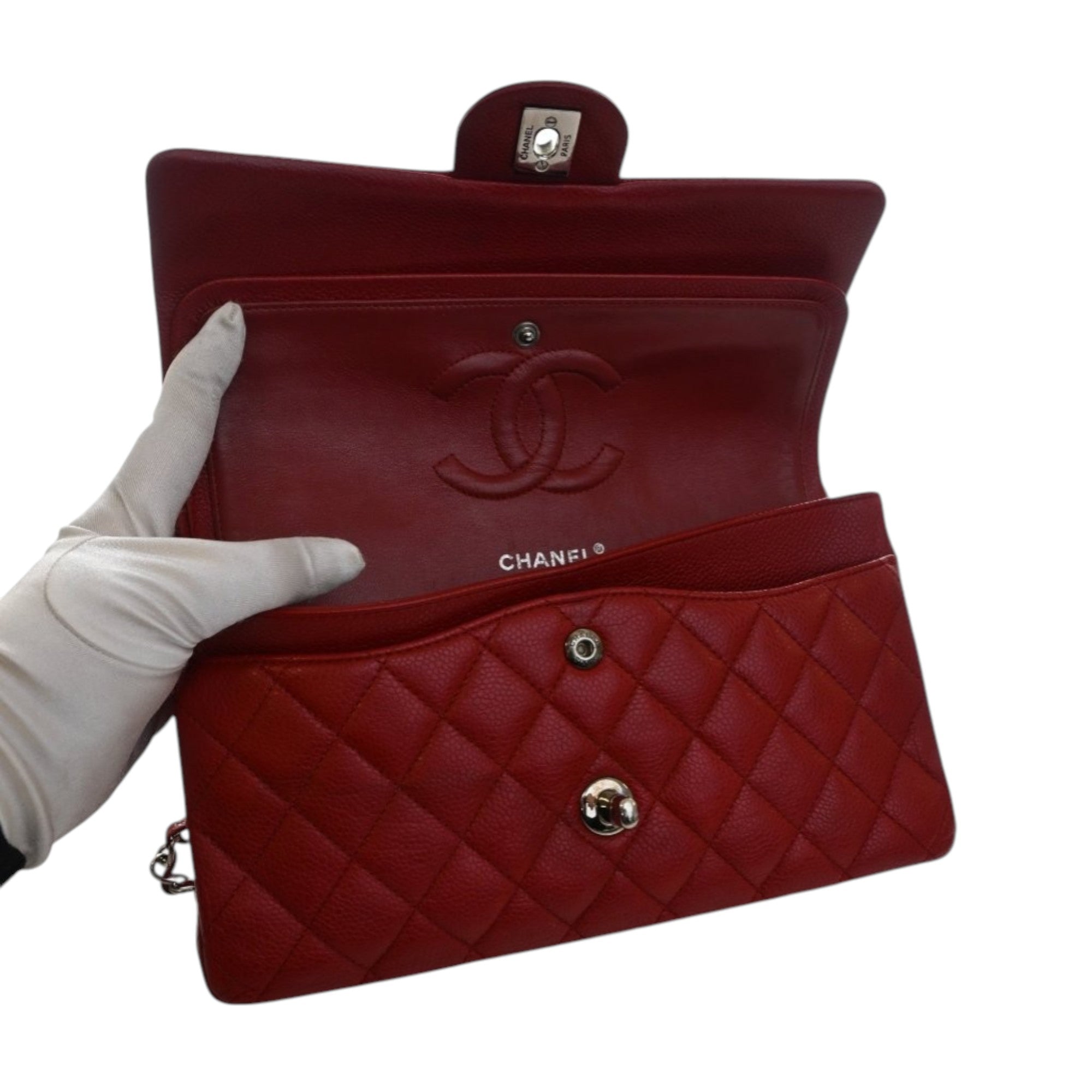 Chanel Medium Classic Caviar Double Flap - image 6