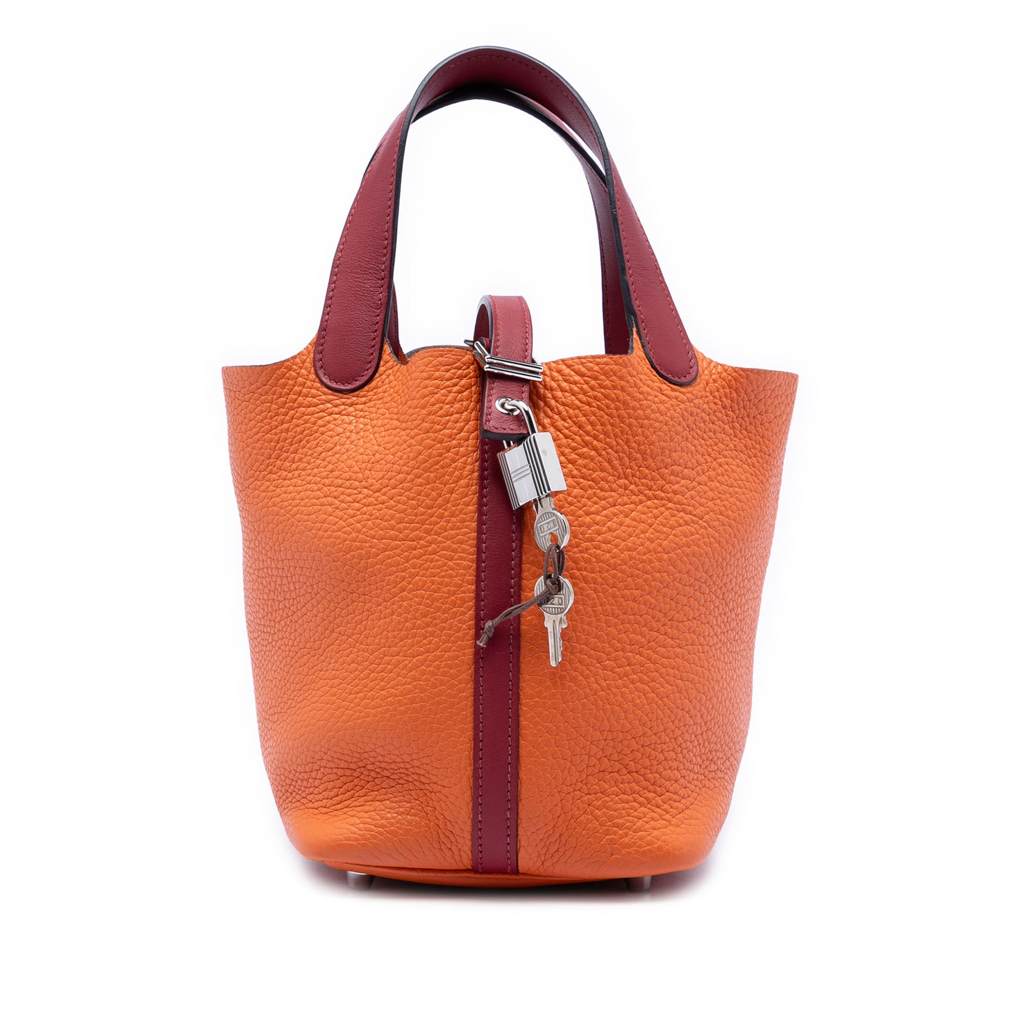 Hermès Bicolor Clemence and Swift Picotin Lock 18 - image 1
