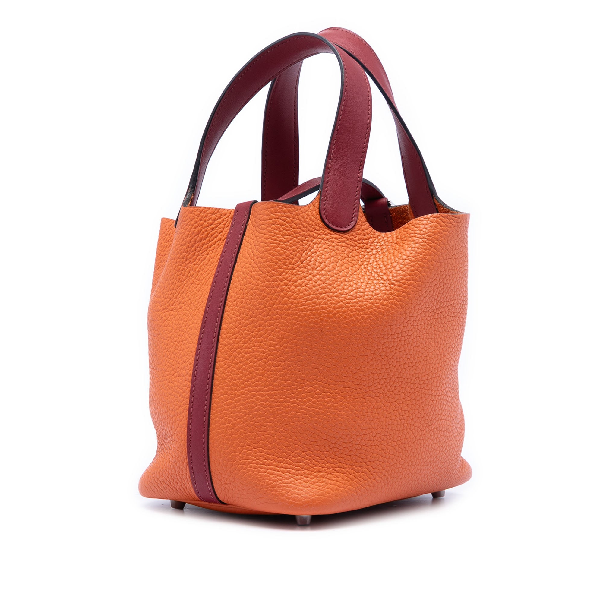 Hermès Bicolor Clemence and Swift Picotin Lock 18 - image 2