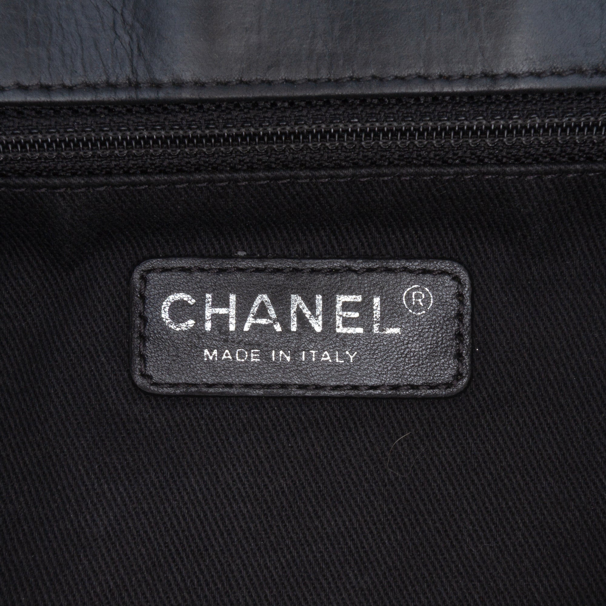Chanel CC Quilted Washed Lambskin Studded Flap - image 5