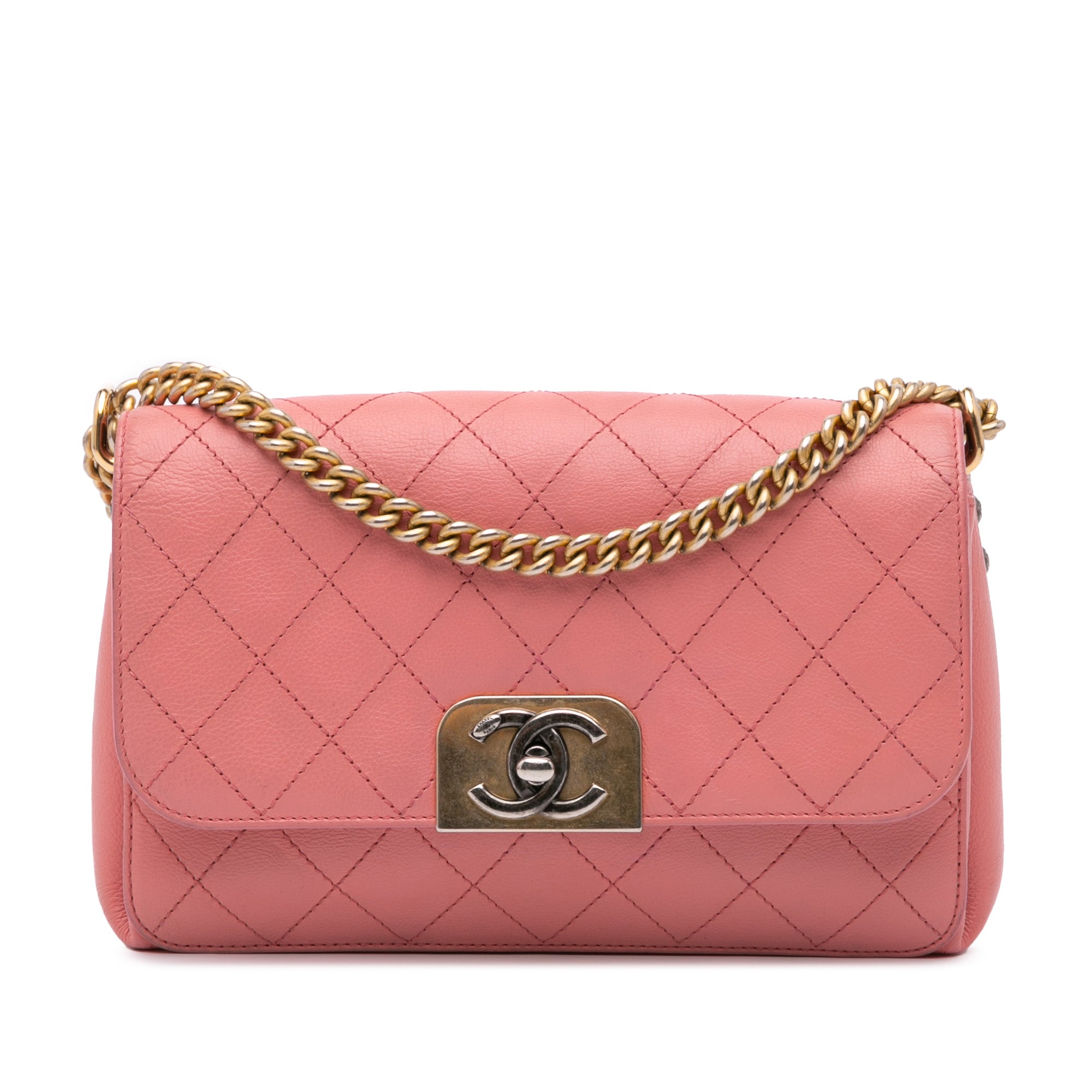 Chanel Quilted Calfskin Straight Lined Flap - image 1