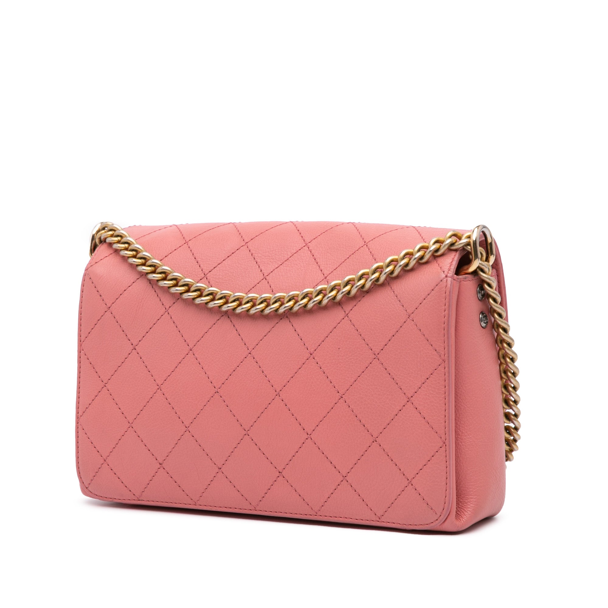 Chanel Quilted Calfskin Straight Lined Flap - image 2