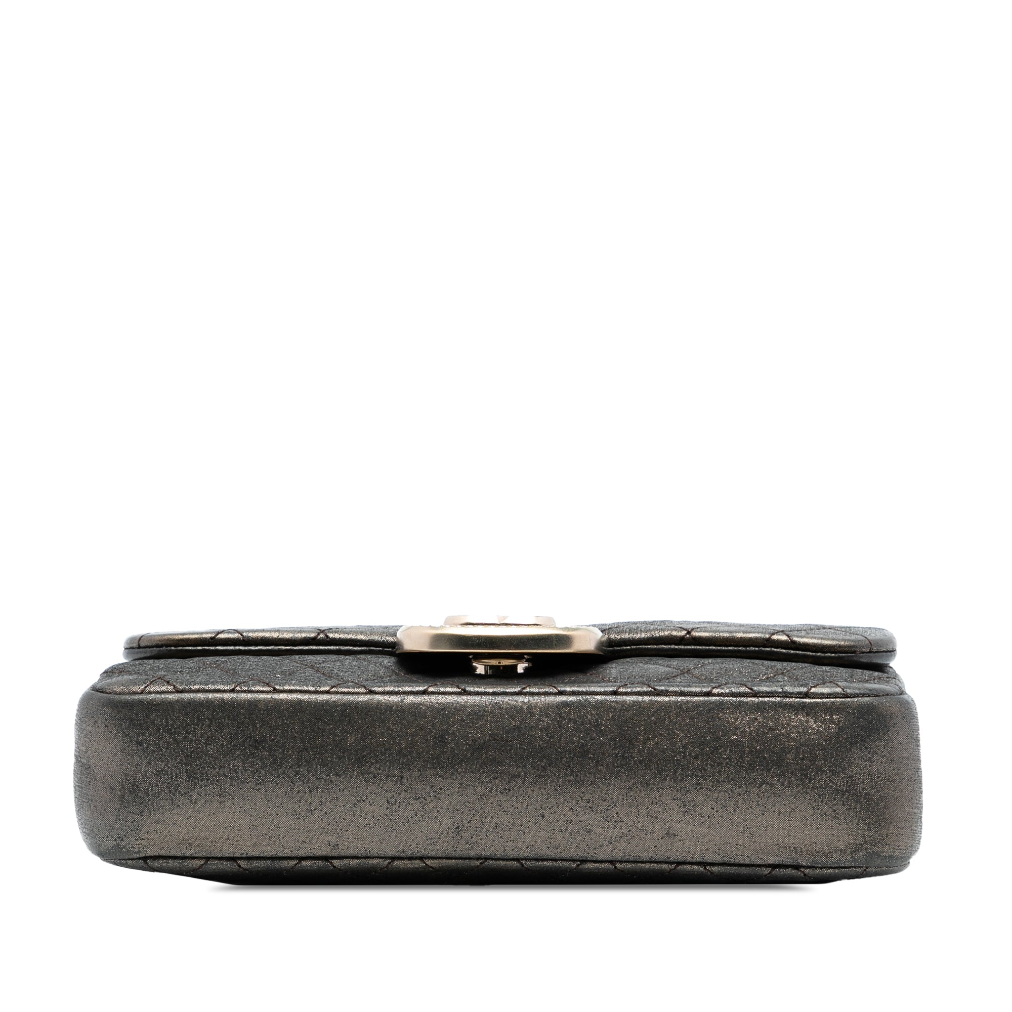 Chanel Small Metallic Iridescent Pearl CC Crystal Single Flap Bag - image 3