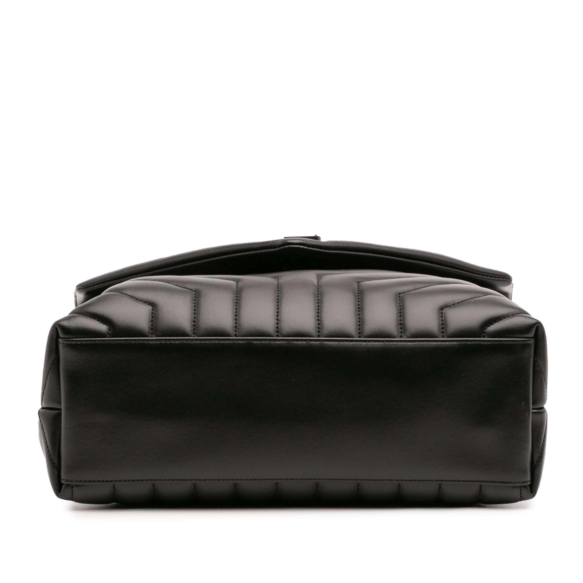 Saint Laurent Medium Matelasse Calfskin Monogram Monochrome LouLou Shoulder Bag - image 3