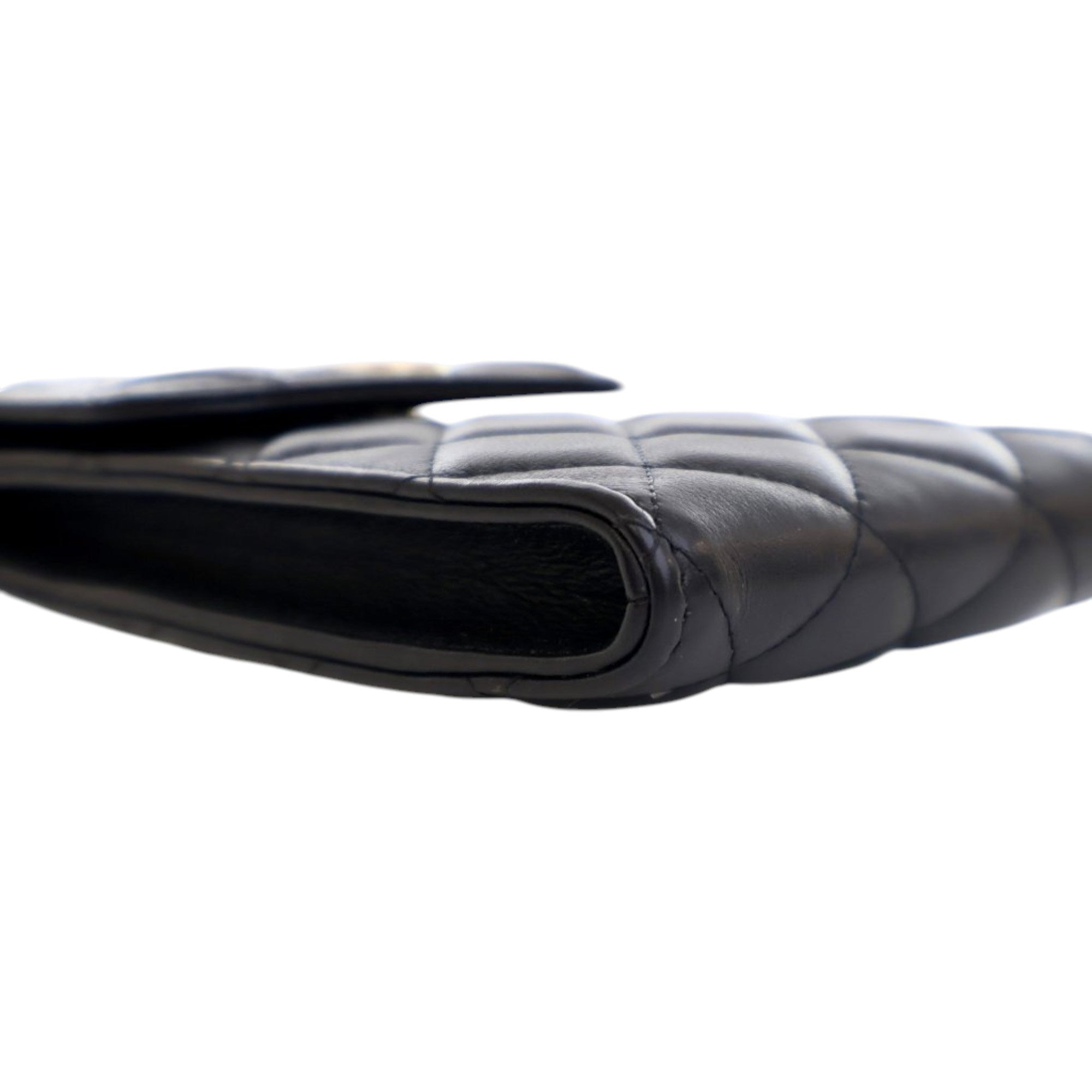 Chanel CC Quilted Lambskin Pearl Phone Holder - image 9