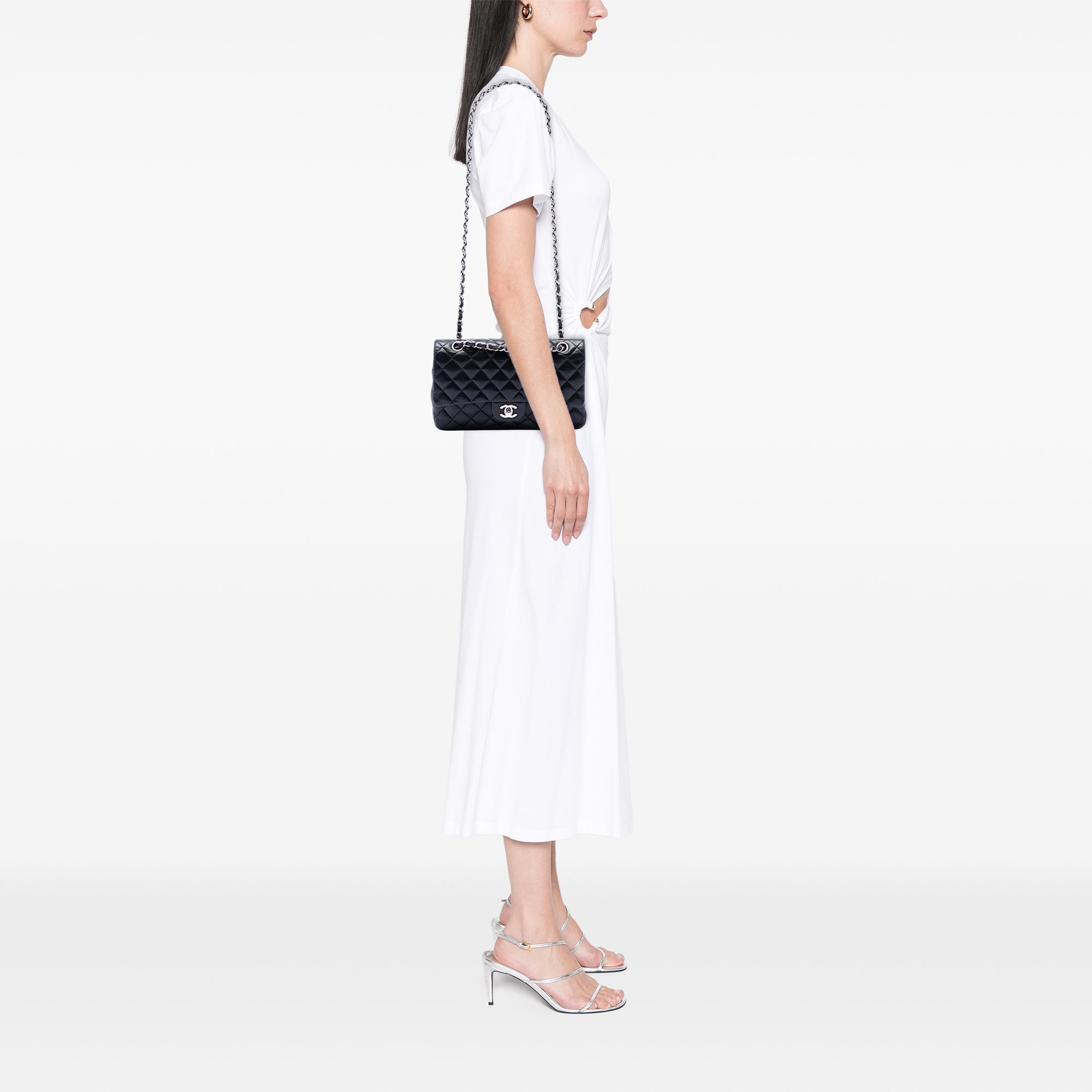 Chanel Medium Classic Lambskin Double Flap - image 6