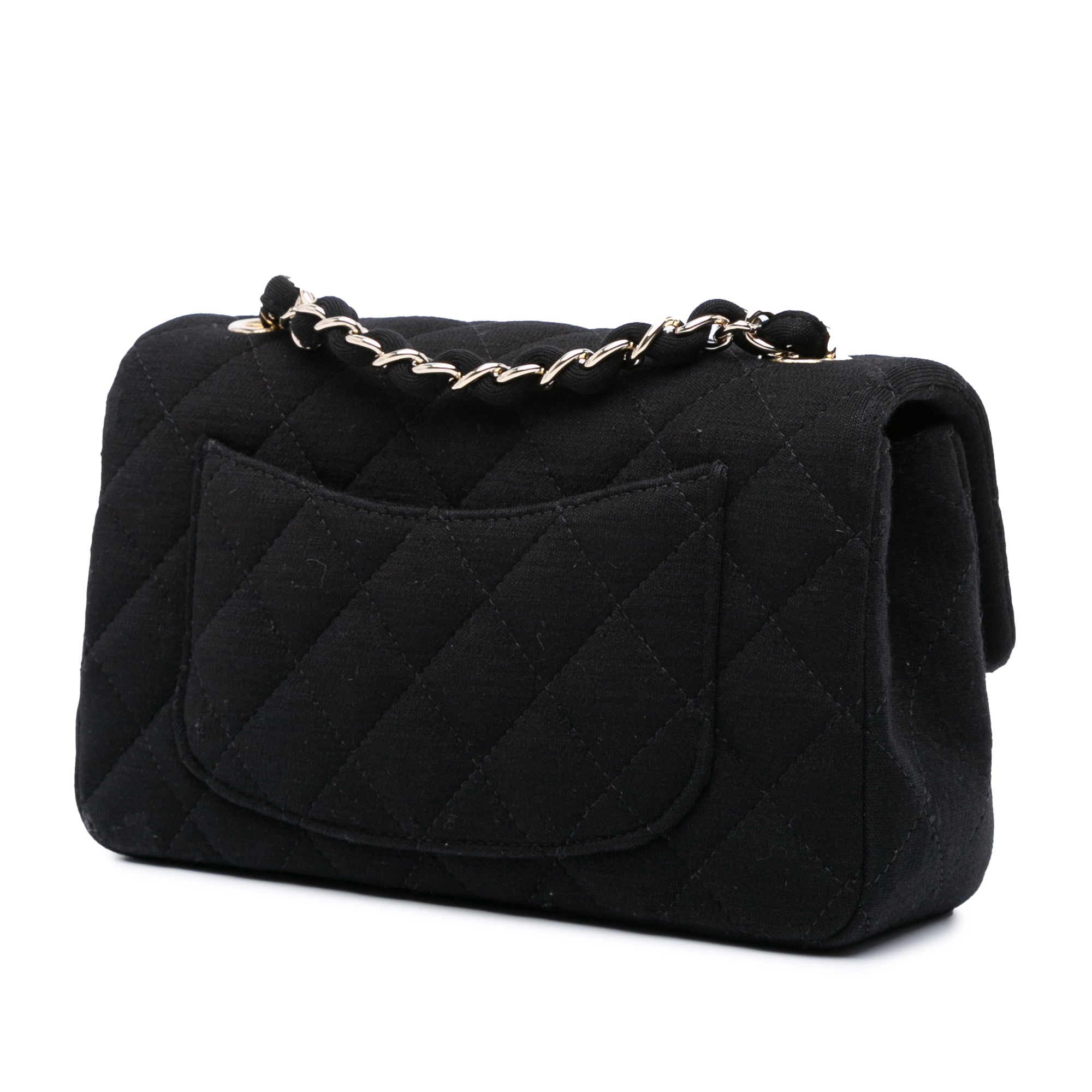 Chanel Mini Rectangular Classic Jersey Single Flap - image 2