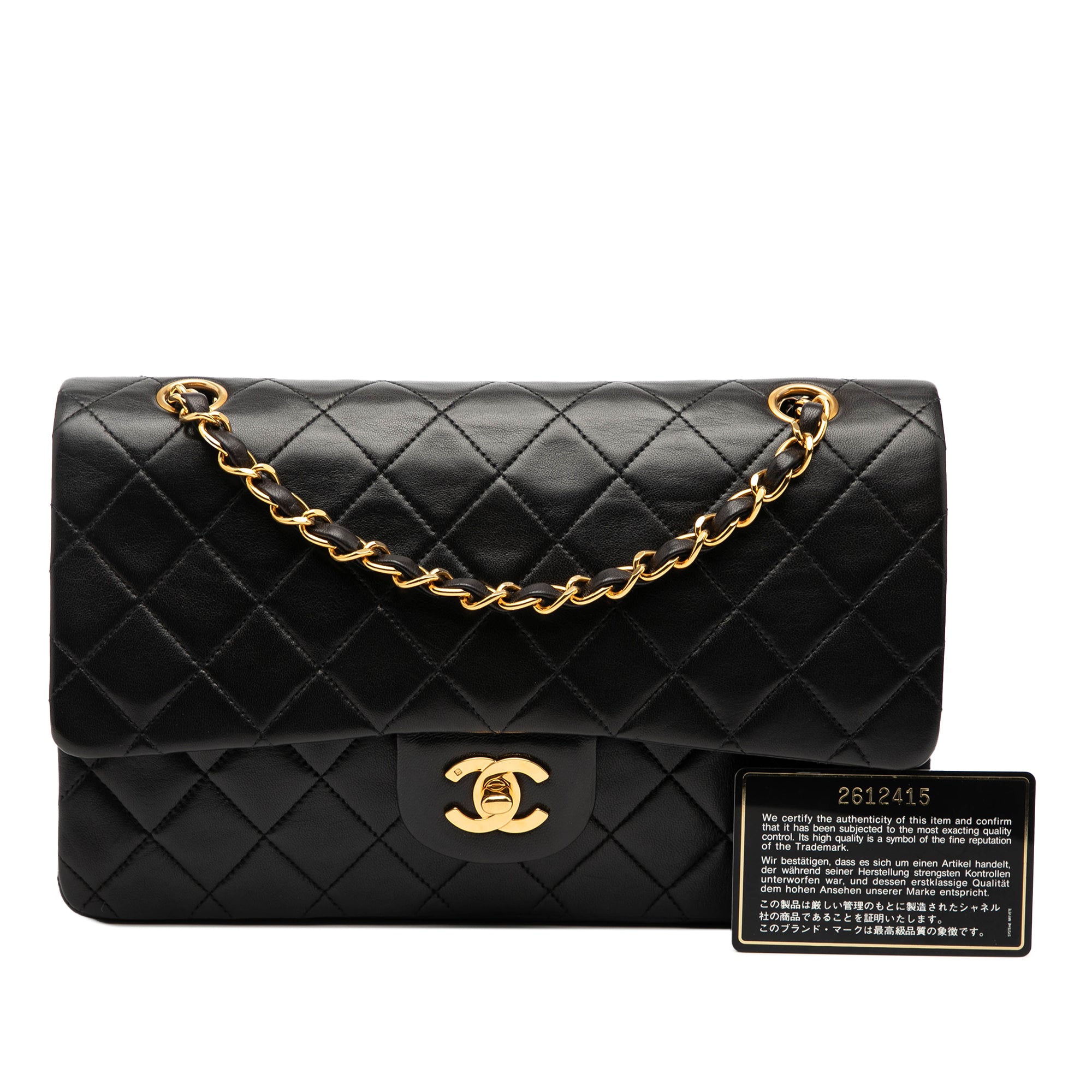 Chanel Medium Classic Lambskin Double Flap - image 9