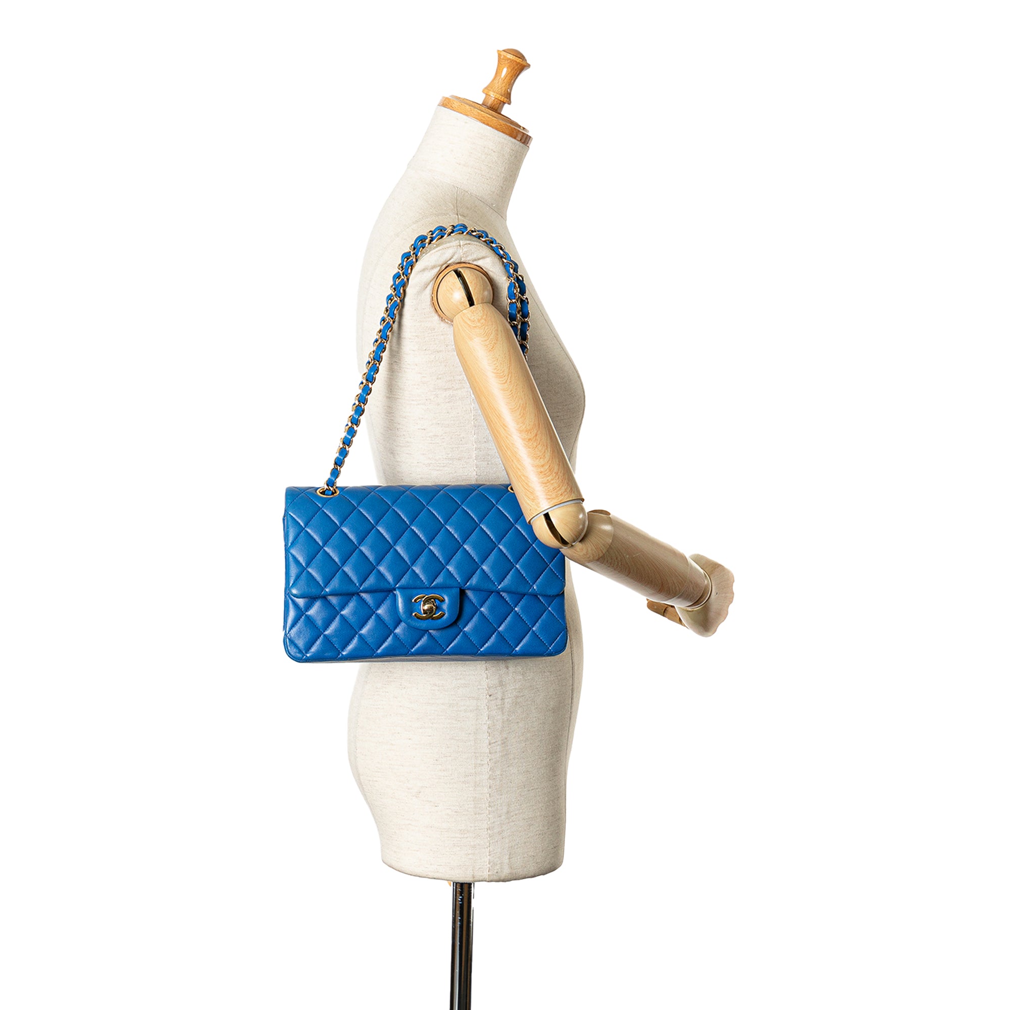 Chanel Medium Classic Lambskin Double Flap - image 15