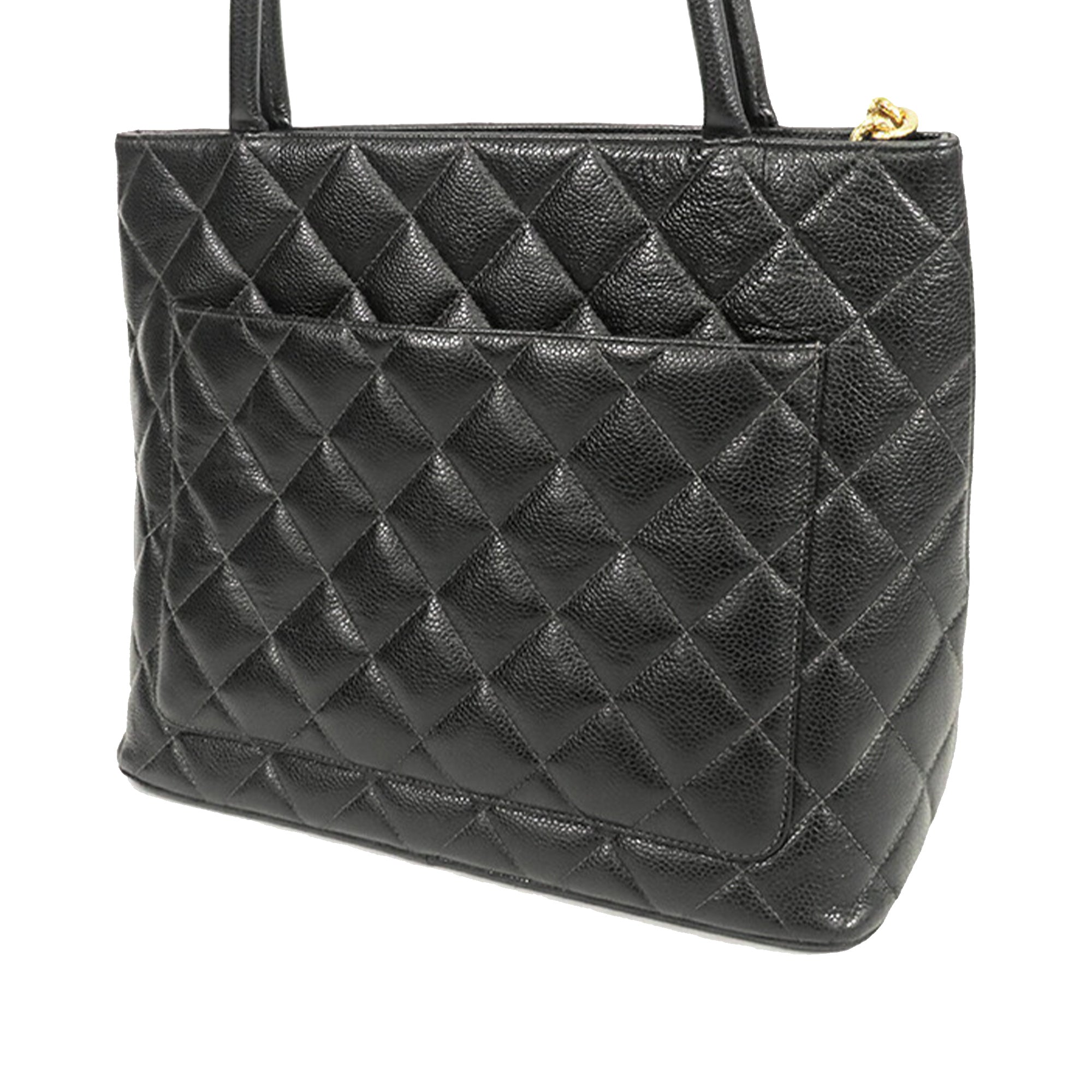 Chanel Caviar Medallion Tote - image 2