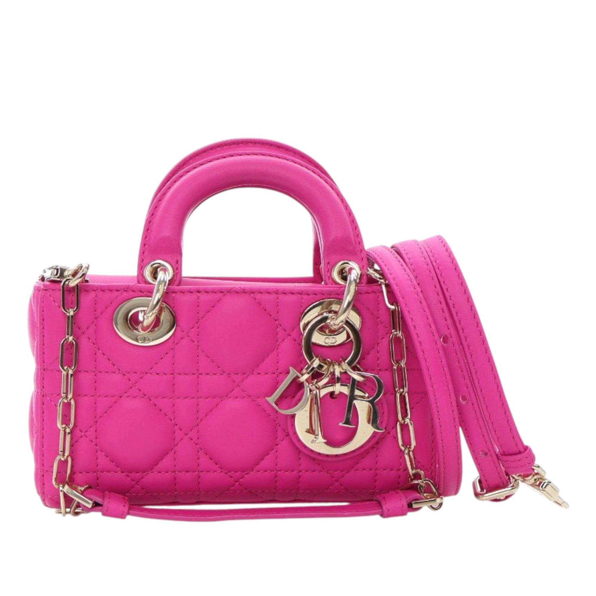 Dior Micro Lambskin Cannage Lady D Joy - image 1