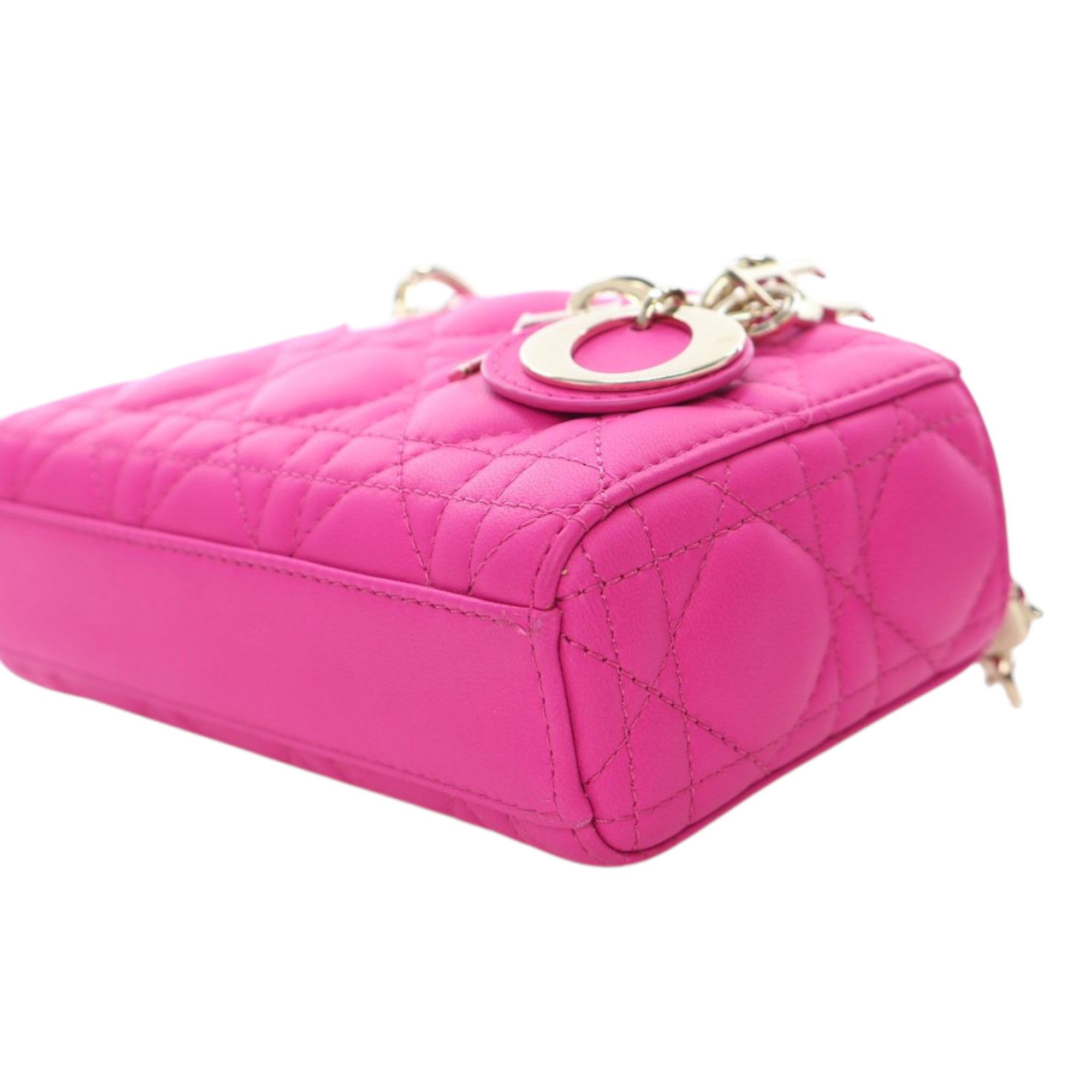Dior Micro Lambskin Cannage Lady D Joy - image 10