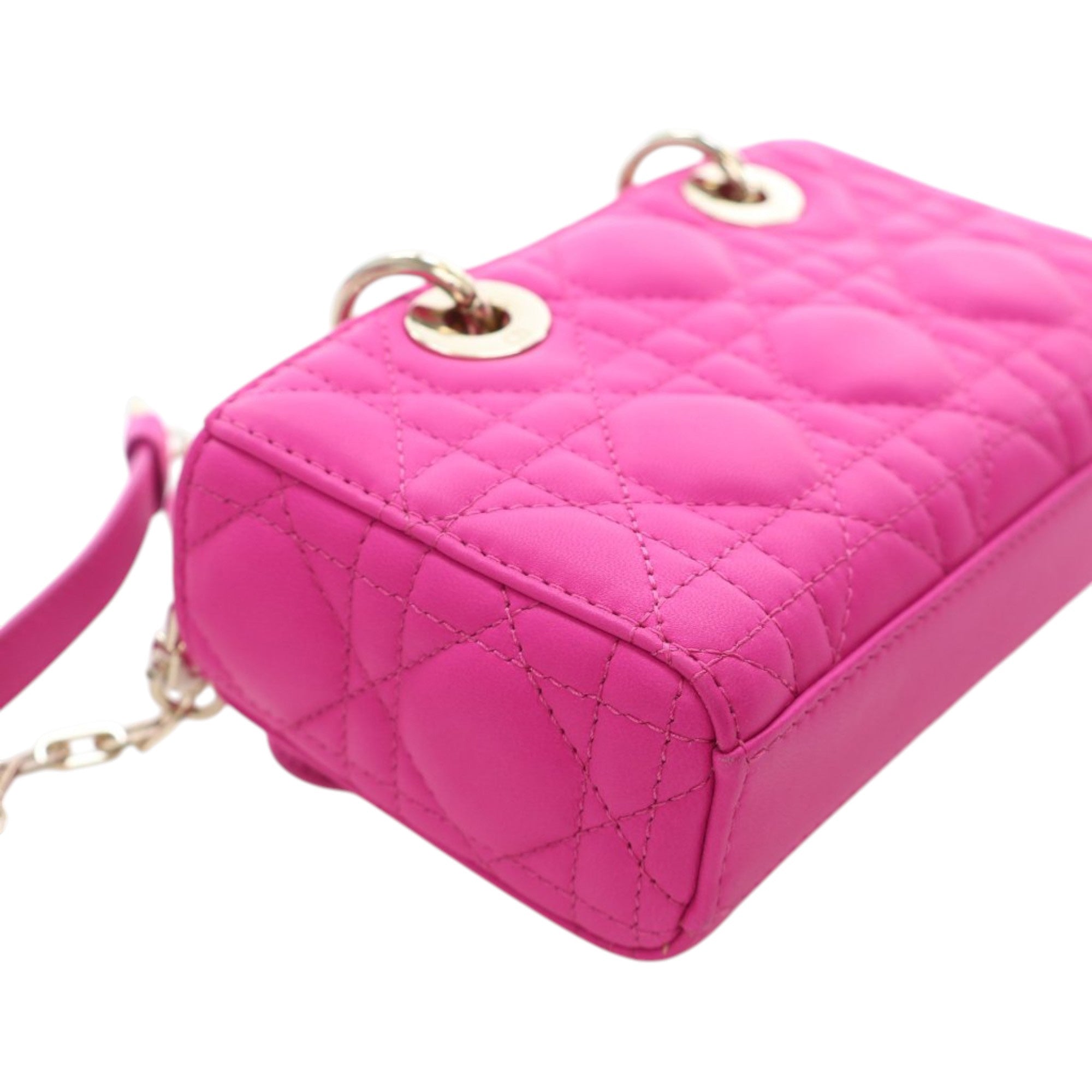 Dior Micro Lambskin Cannage Lady D Joy - image 13
