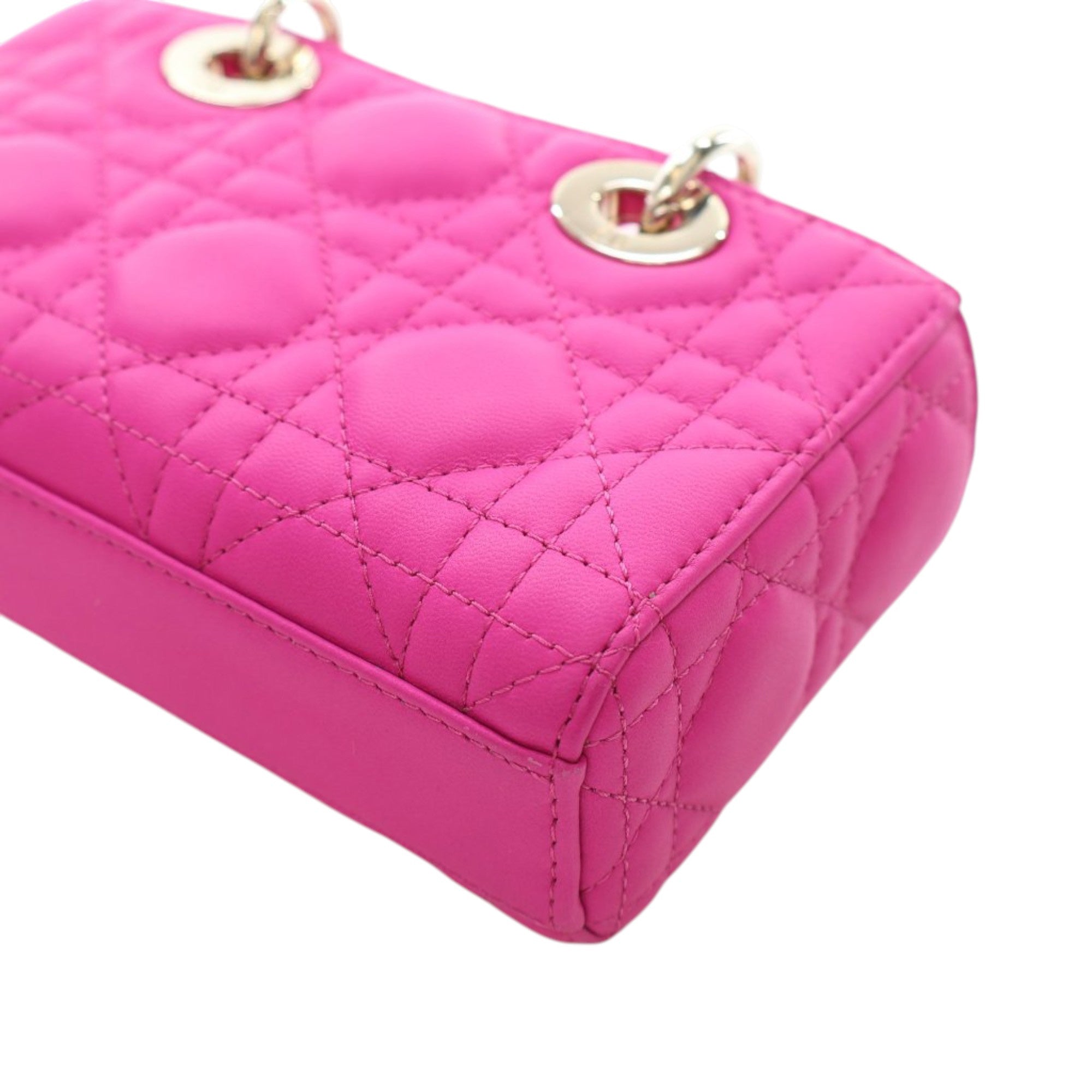 Dior Micro Lambskin Cannage Lady D Joy - image 14