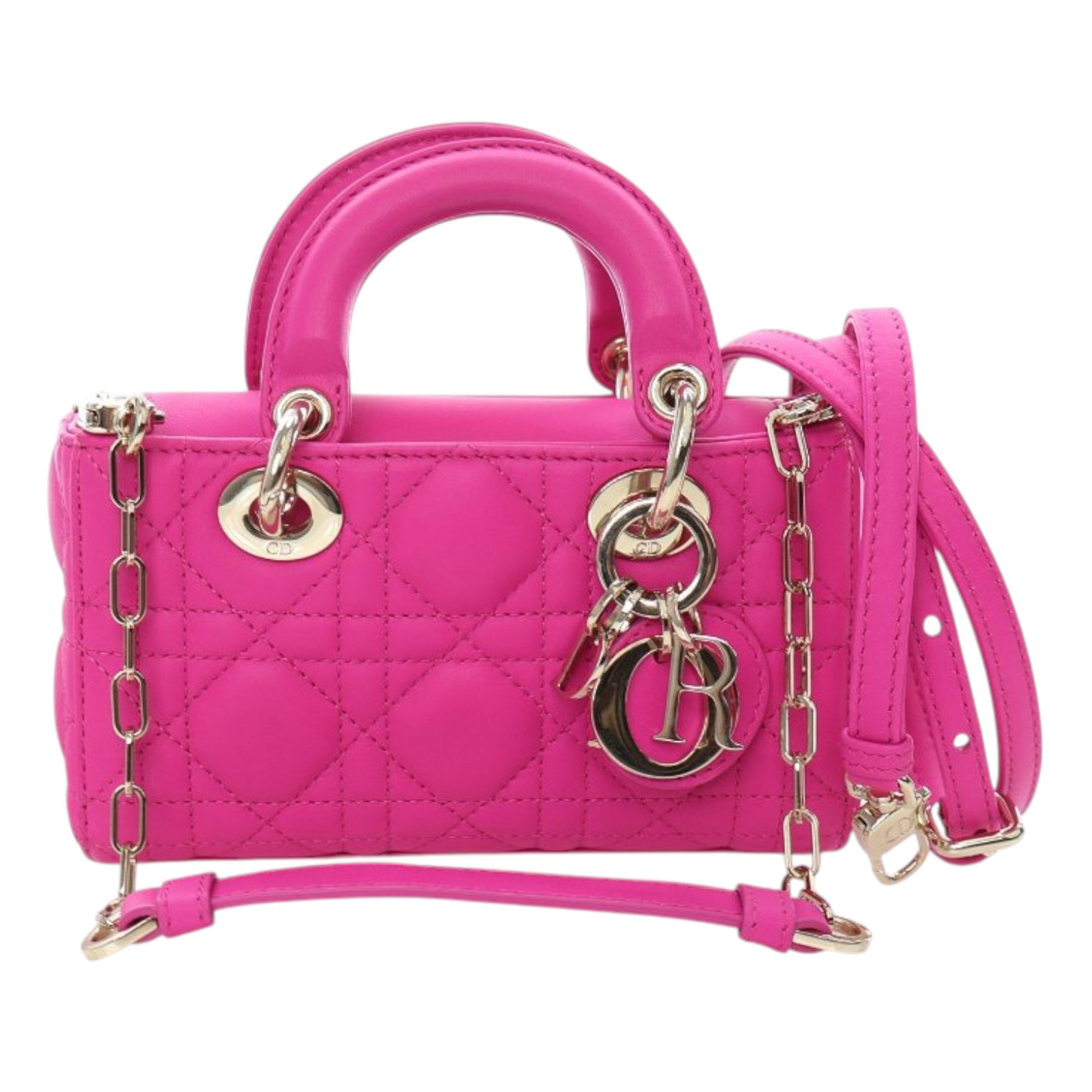 Dior Micro Lambskin Cannage Lady D Joy - image 15