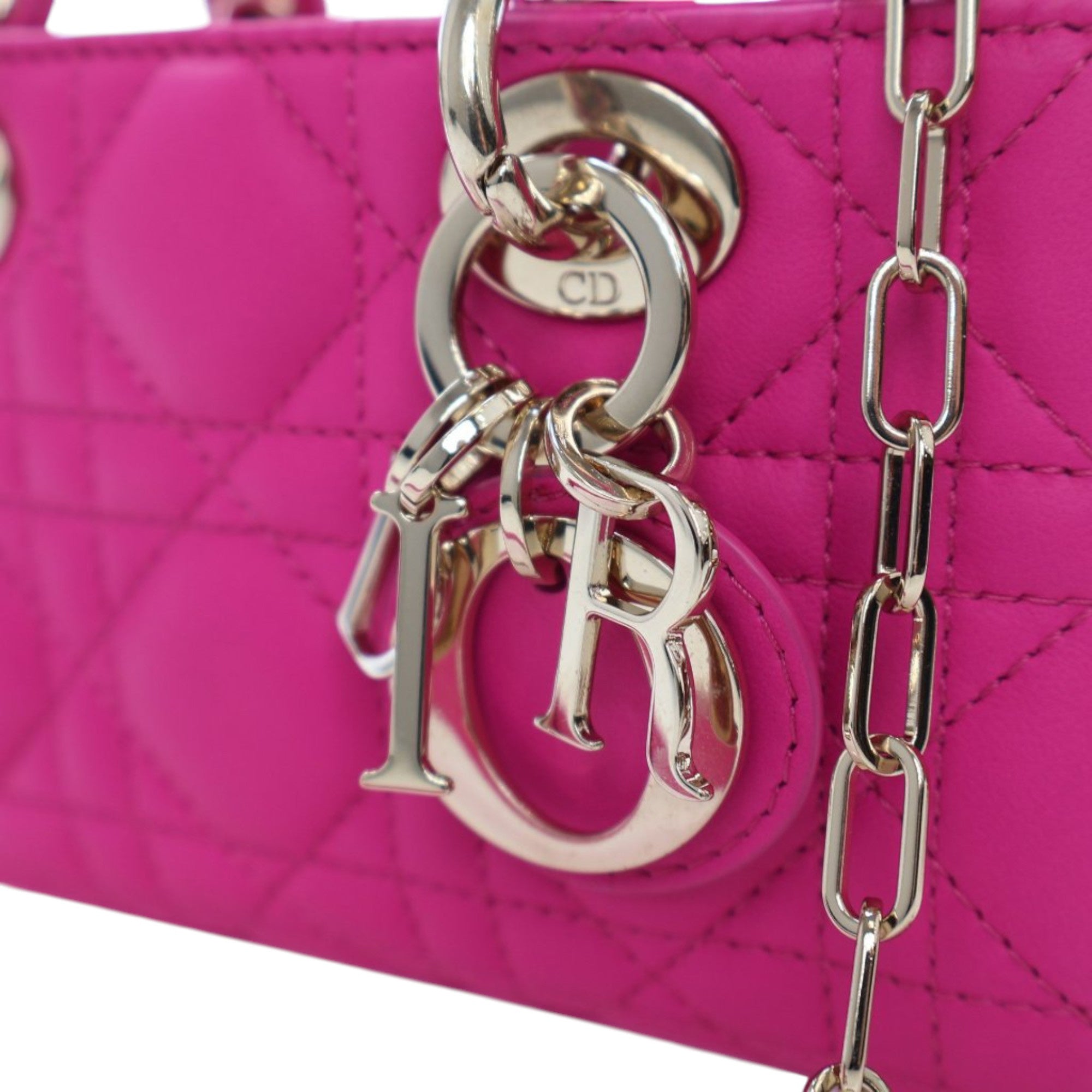 Dior Micro Lambskin Cannage Lady D Joy - image 8