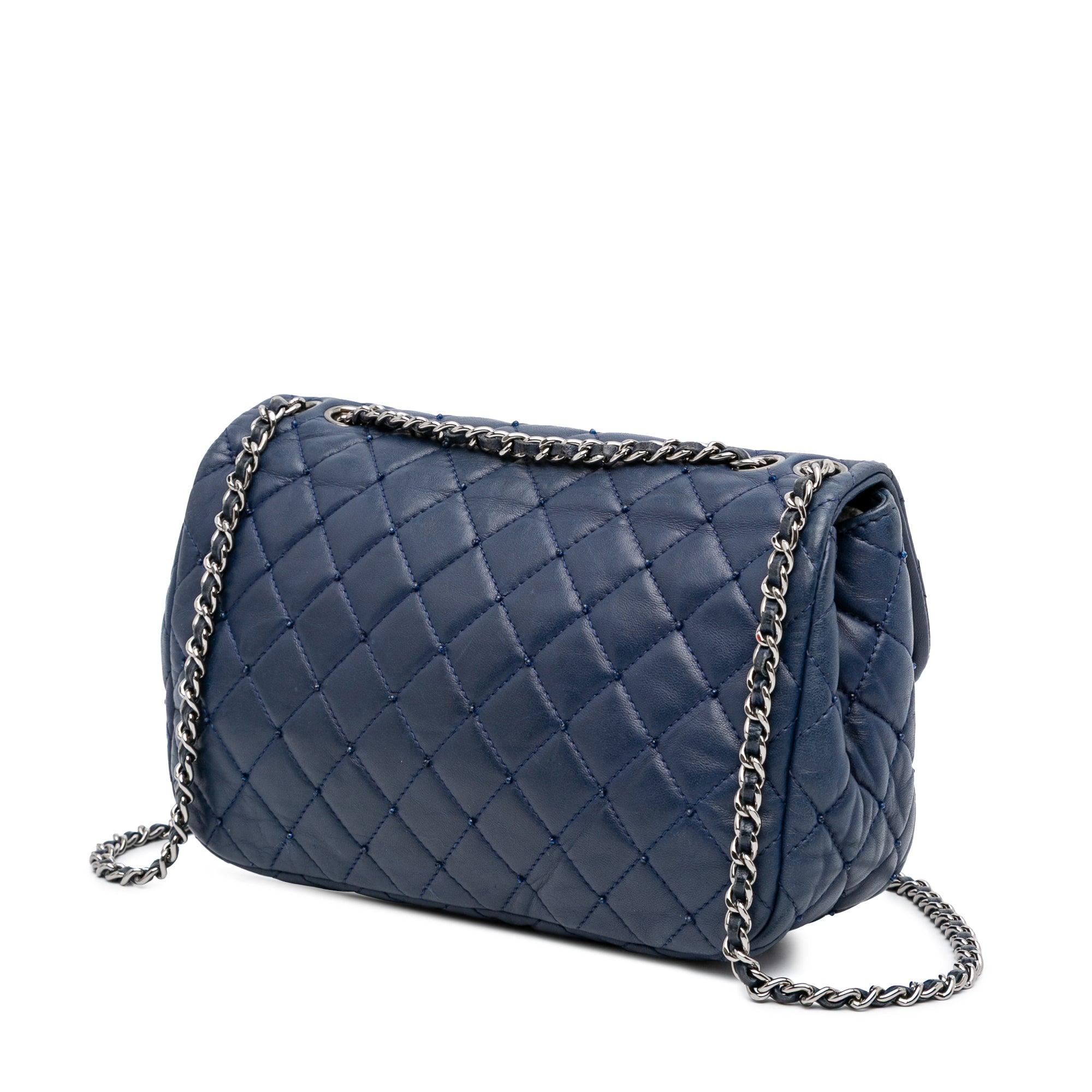 Chanel Small Quilted Lambskin Beaded Single Flap - image 2