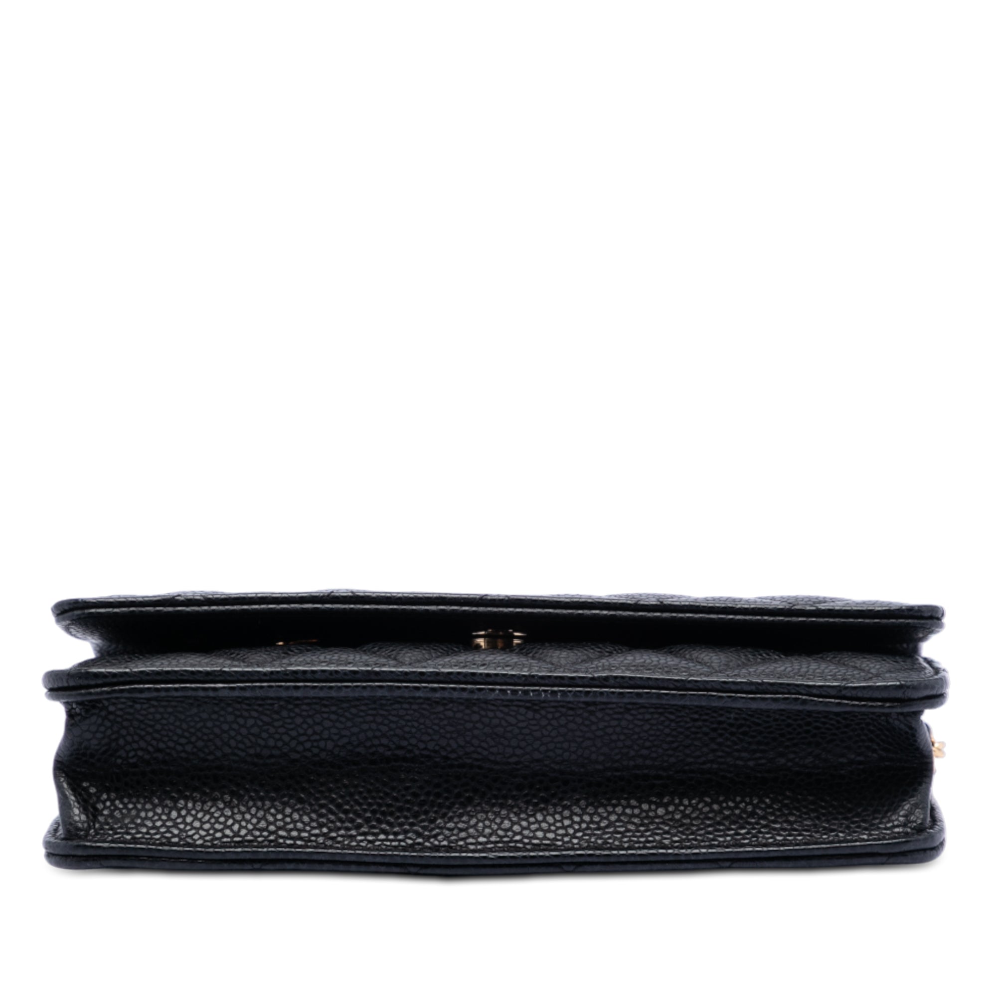 Chanel CC Quilted Caviar Wallet on Chain - image 2