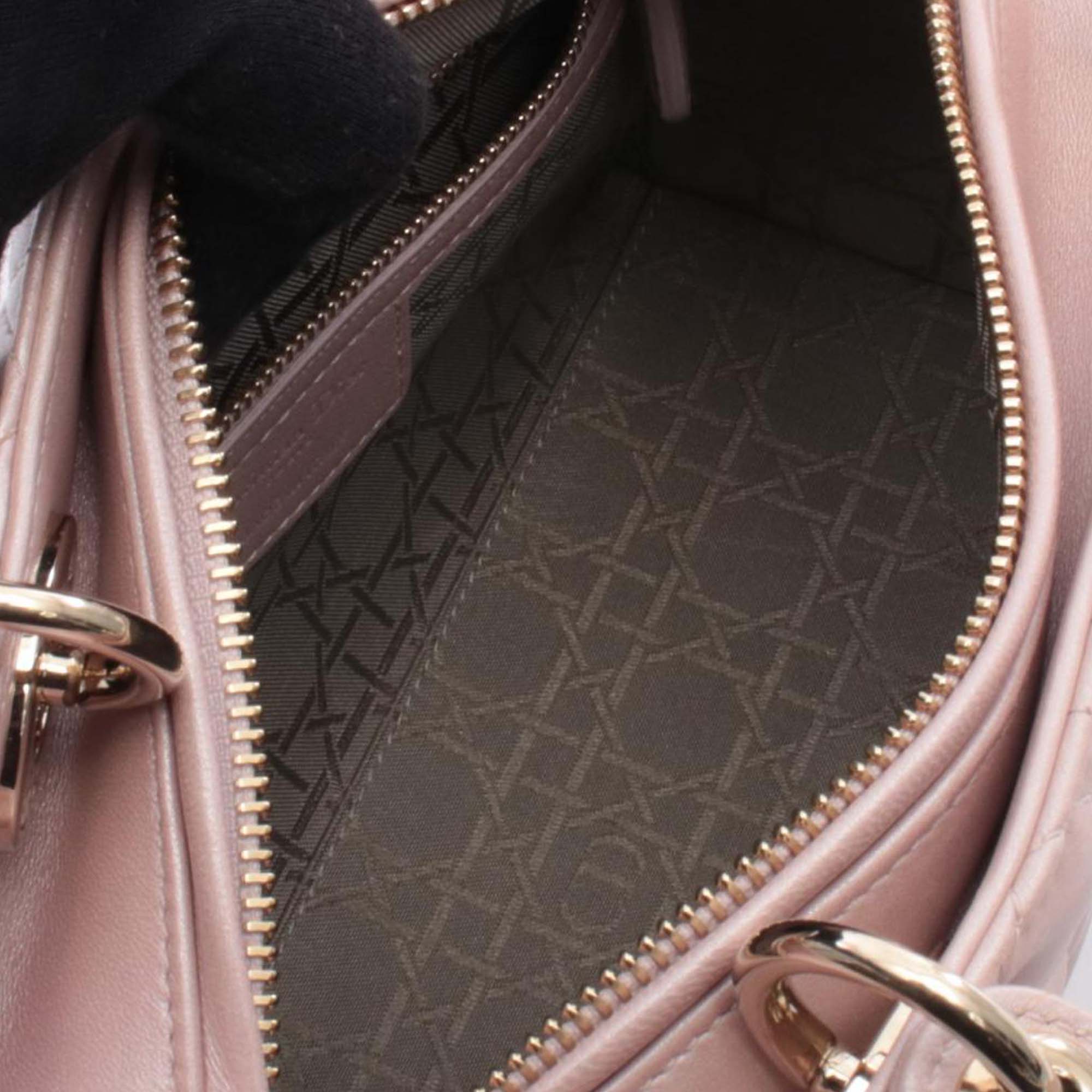 Dior Medium Iridescent Lambskin Cannage Lady Dior - image 3