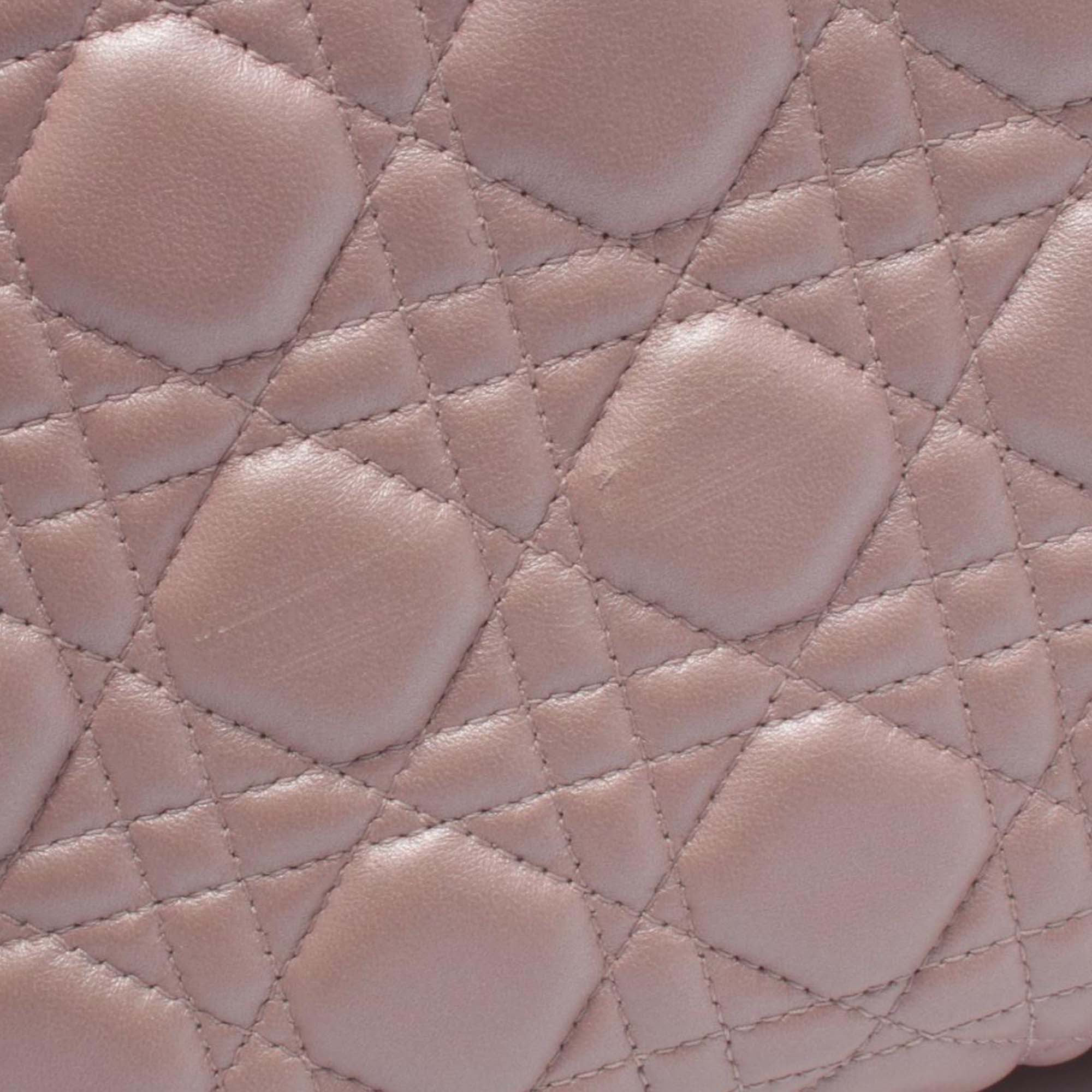 Dior Medium Iridescent Lambskin Cannage Lady Dior - image 5