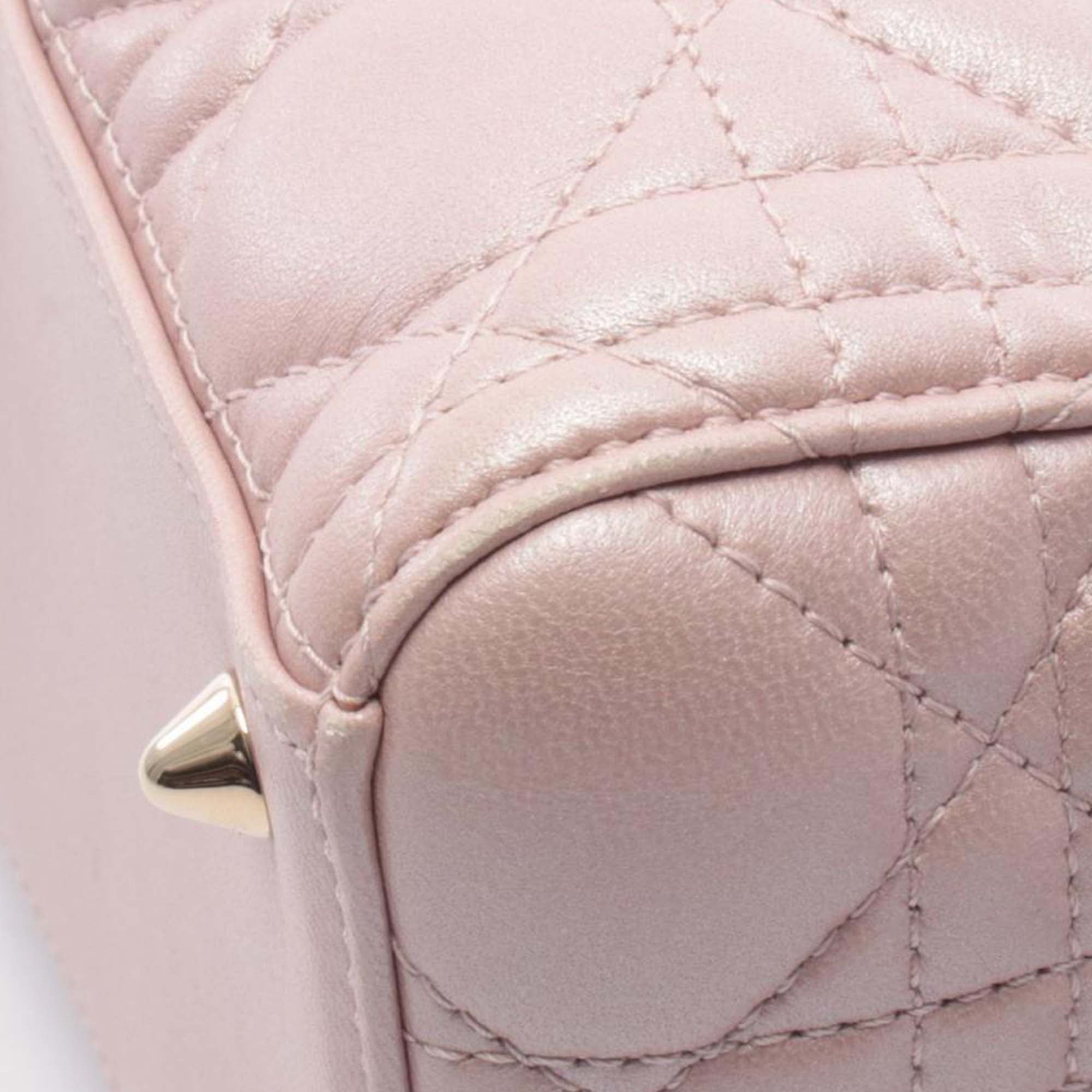 Dior Medium Iridescent Lambskin Cannage Lady Dior - image 8
