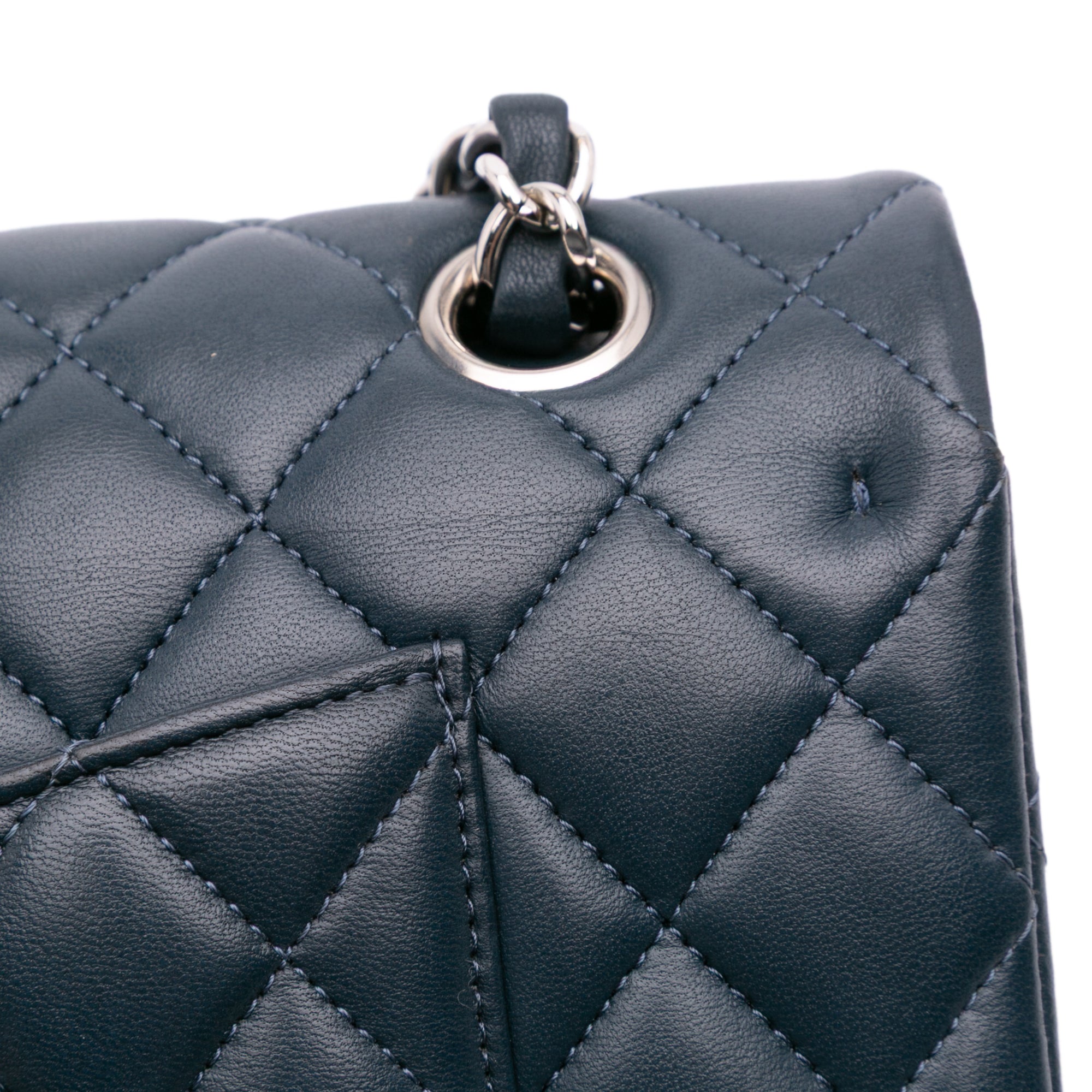 Chanel Medium Classic Lambskin Double Flap - image 12