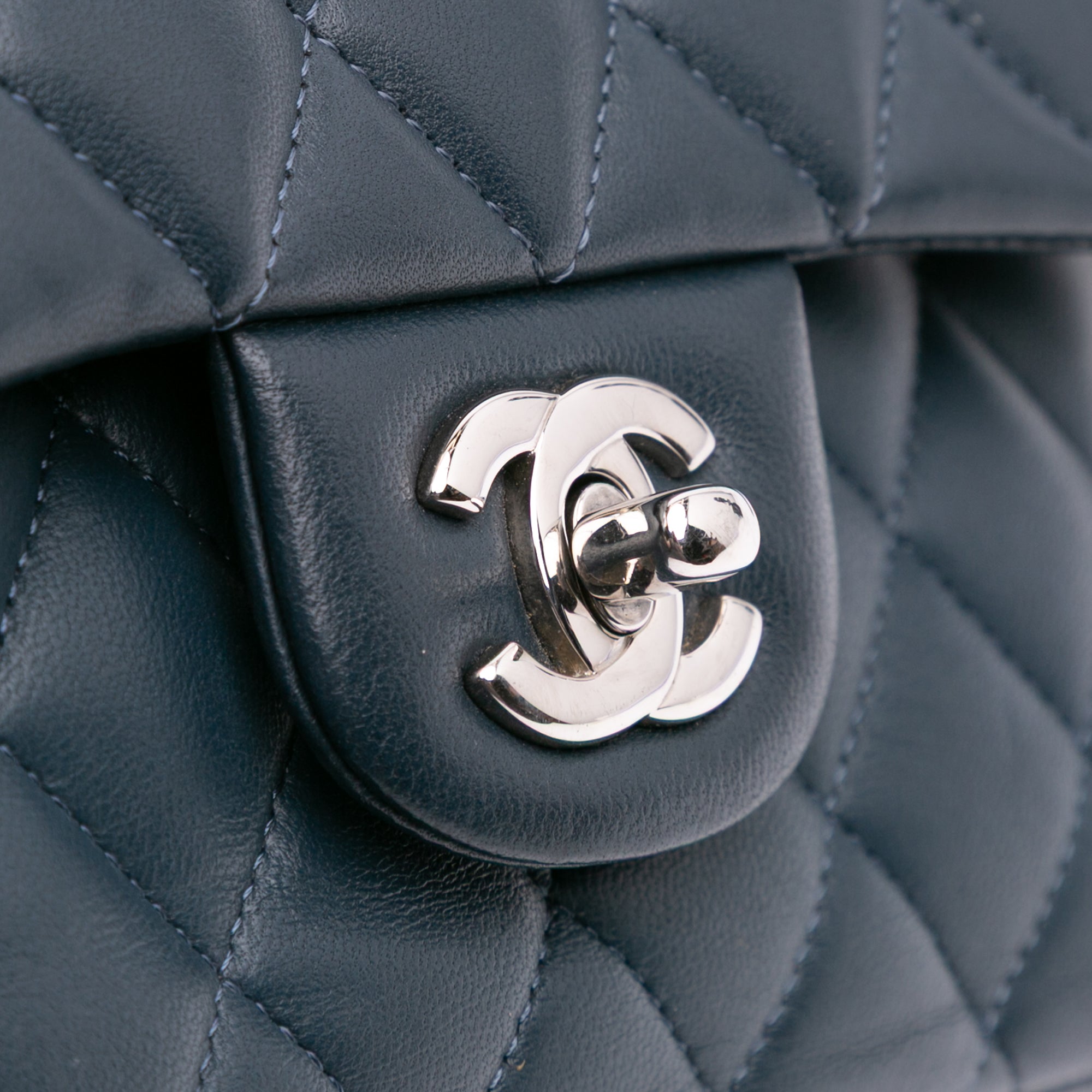 Chanel Medium Classic Lambskin Double Flap - image 8
