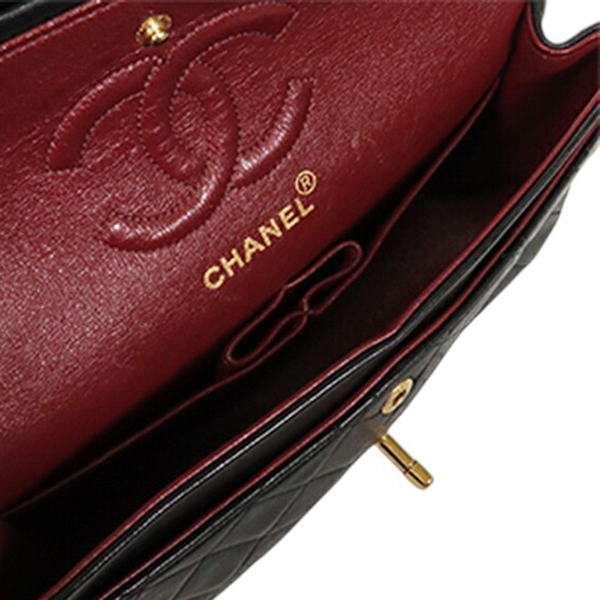 Chanel Small Classic Lambskin Double Flap - image 4